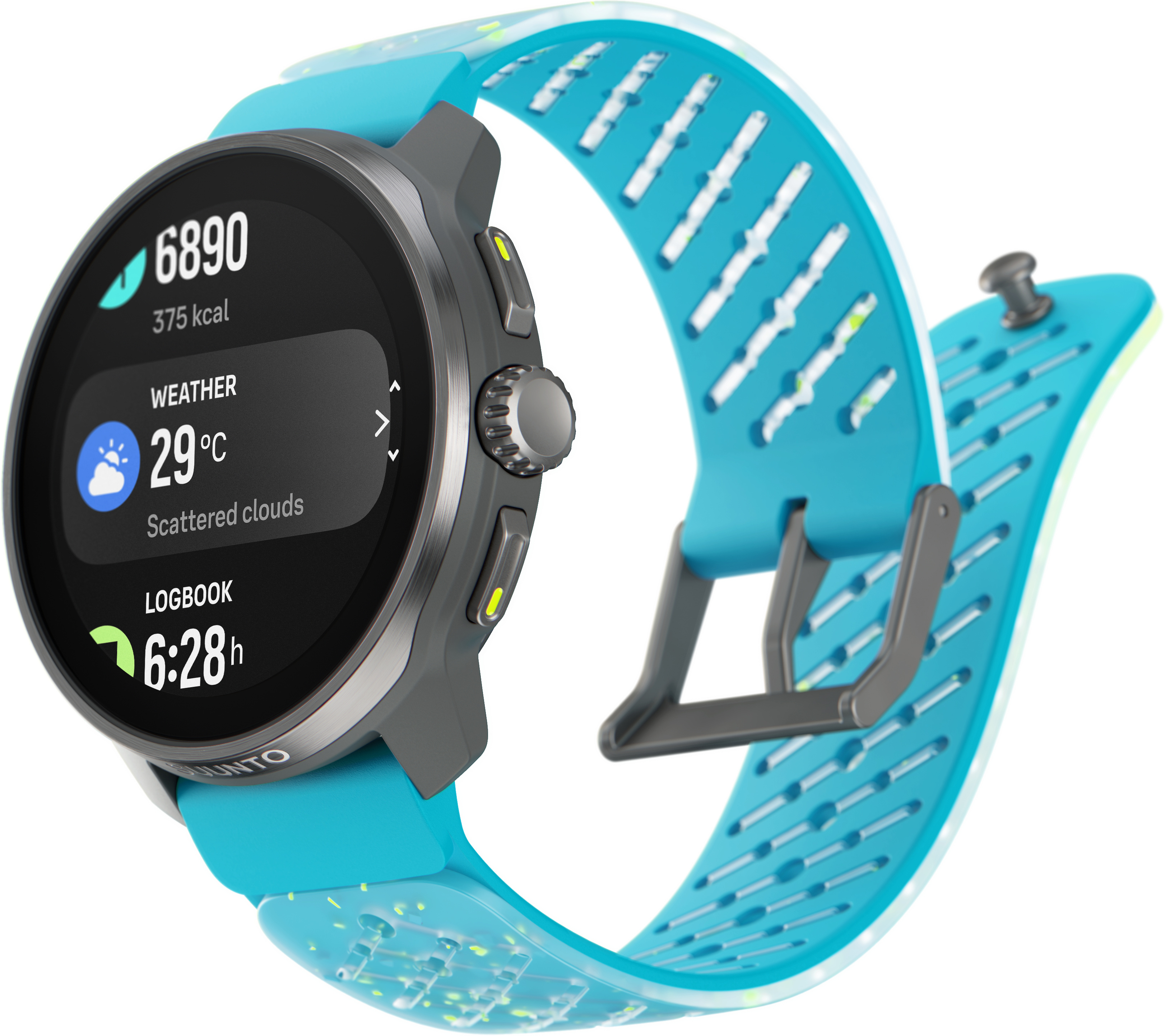 Suunto Race S Titanium Courtney -urheilukello, 45 mm, Graphite