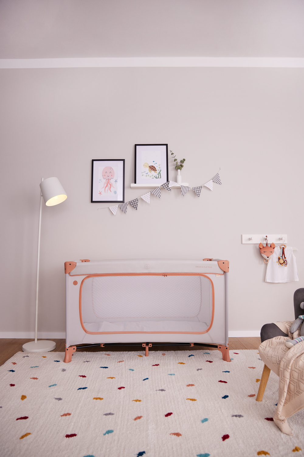 Hauck Sleep N Play Go Plus matkasänky, Dusty Blue