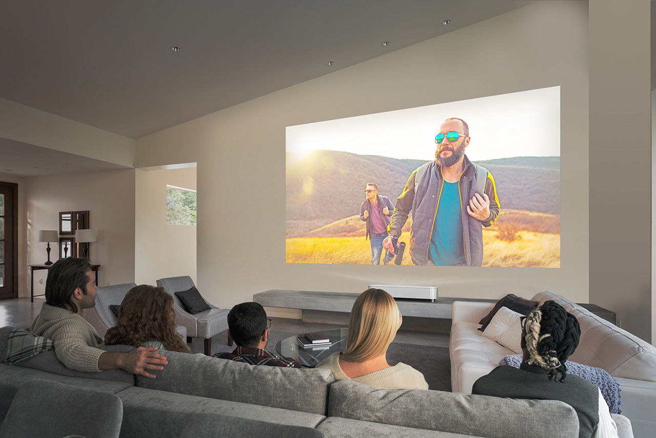Epson EH-LS800W 4K PRO-UHD -älylaserprojektori, lähiheijastus, valkoinen