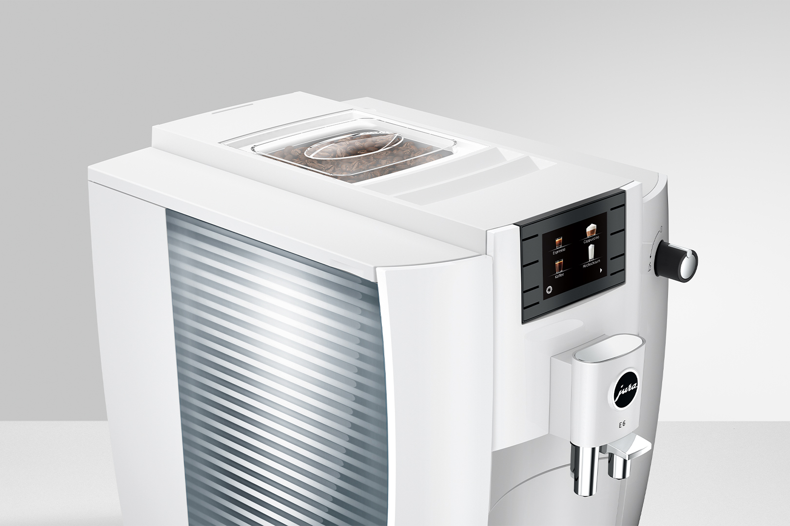 Jura E6 Piano White EC -kahvikone