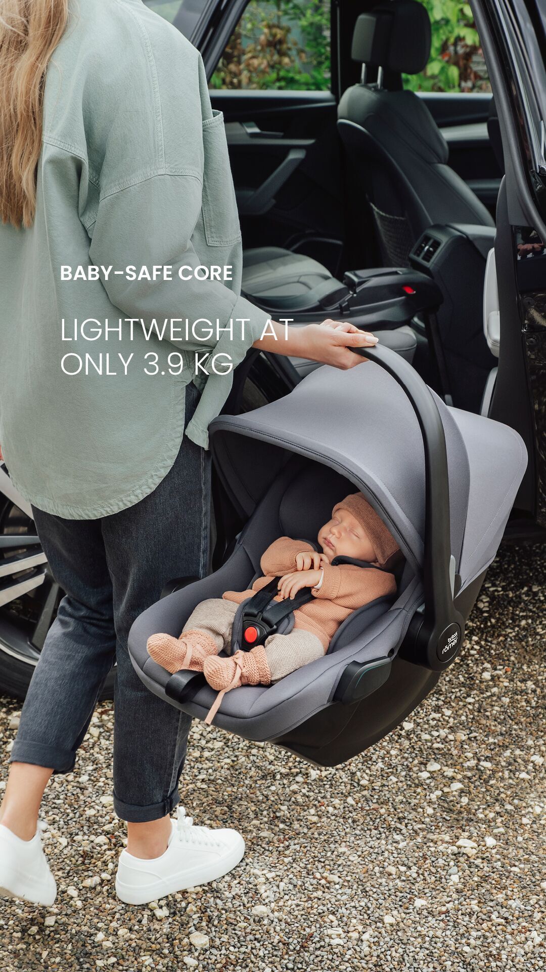 BRITAX RÖMER BABY-SAFE CORE -turvakaukalo, 40 - 83 cm, Space Black
