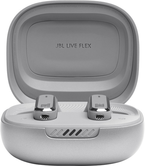 JBL Live Flex vastamelunappikuulokkeet, harmaa