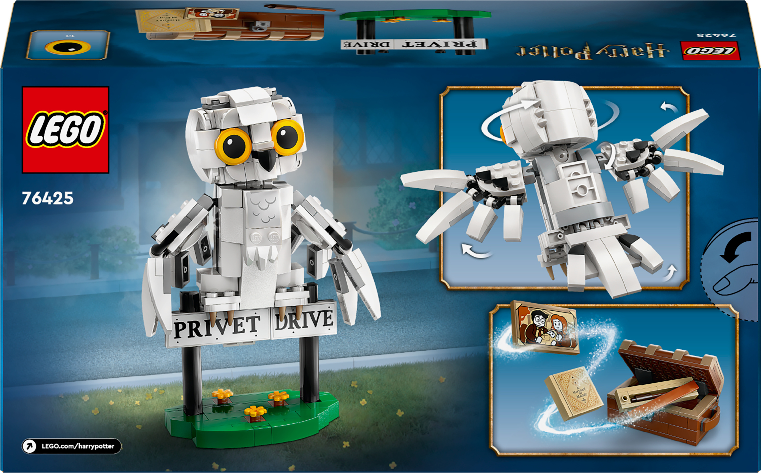 LEGO Harry Potter 76425  - Hedwig™ ja Likusteritie 4
