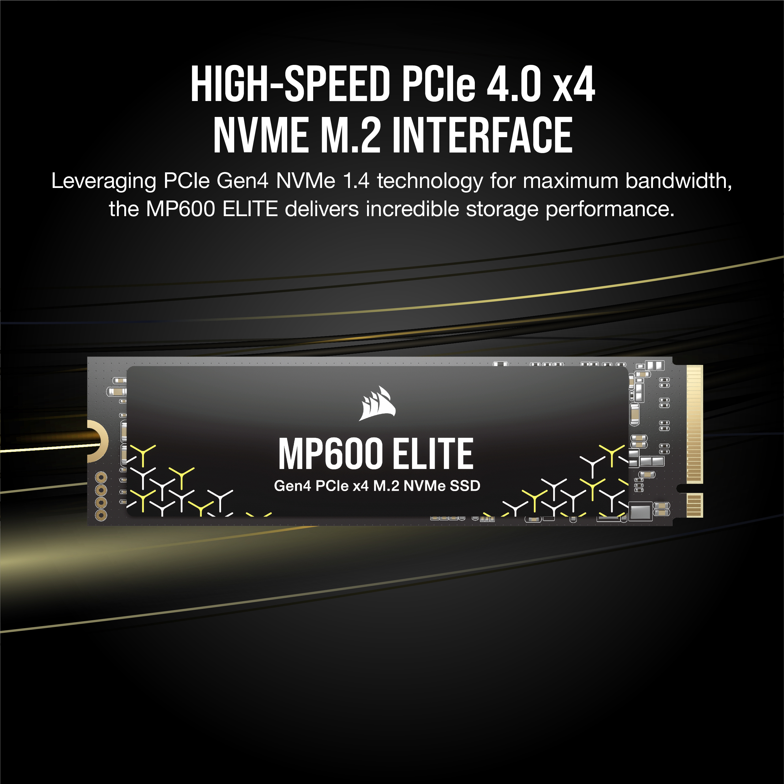 Corsair MP600 Elite 1 Tt M.2 NVMe -SSD-kovalevy