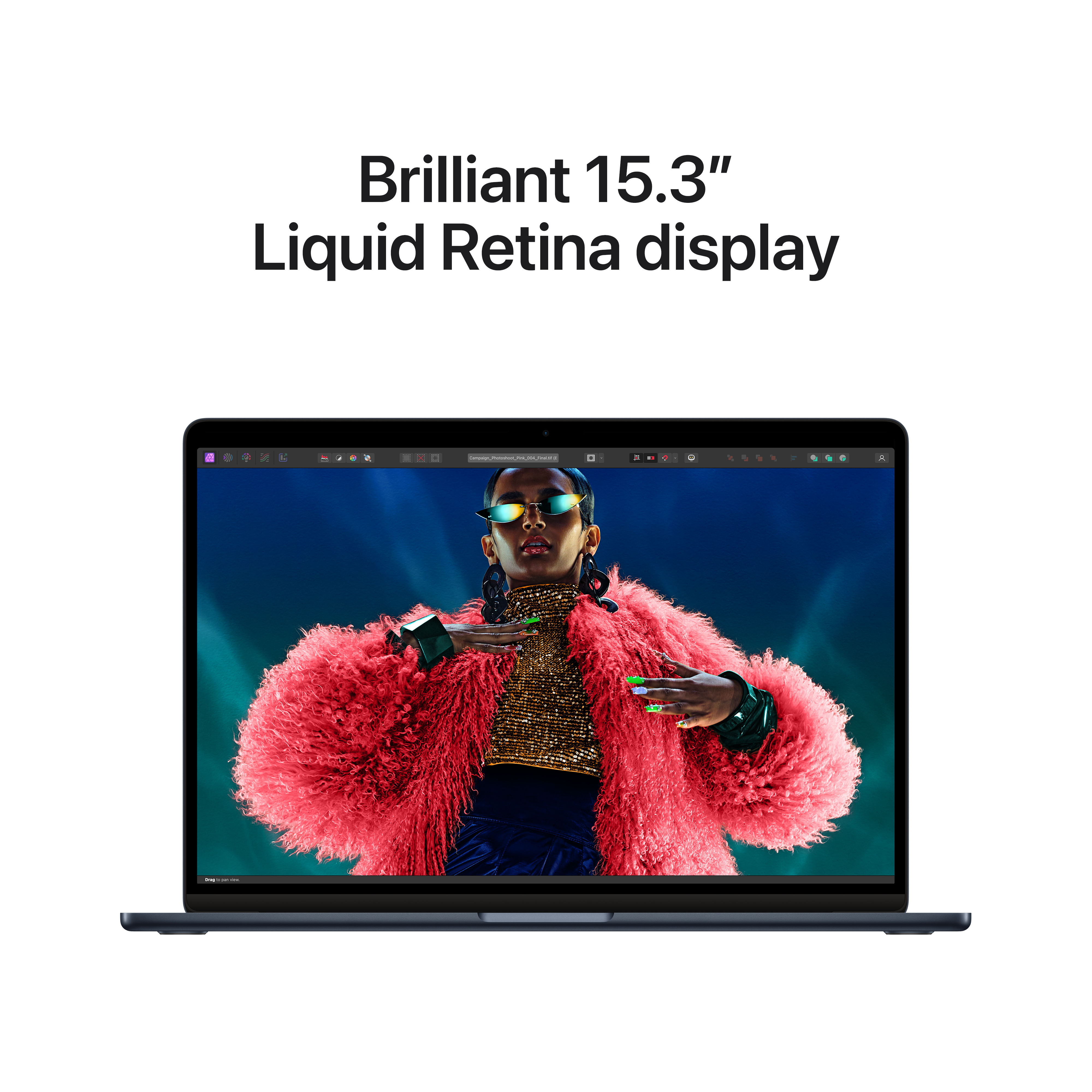 Apple MacBook Air 15" M3 16 Gt, 512 Gt 2024 -kannettava, keskiyö (MXD43)
