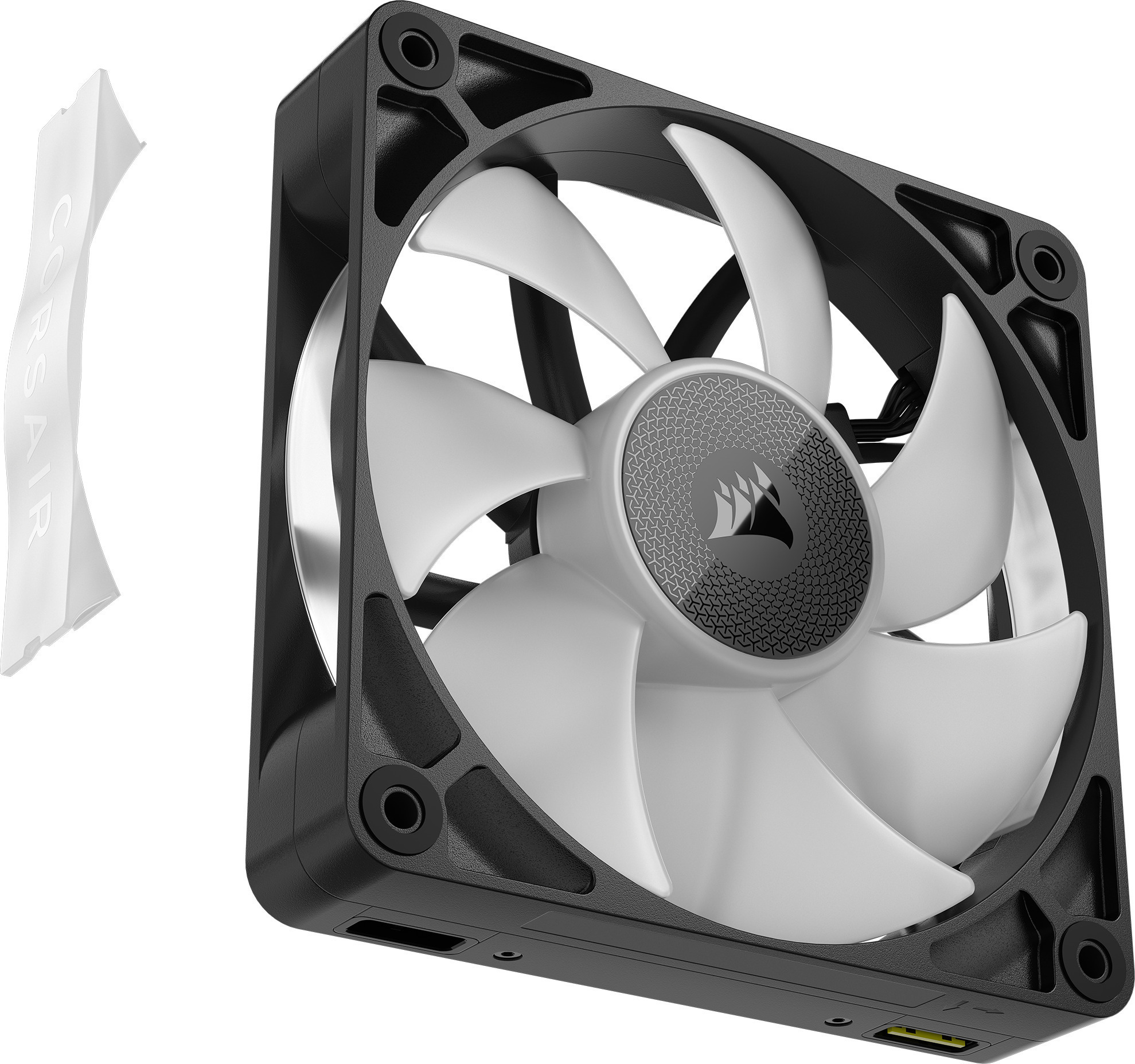 Corsair iCUE LINK RX120 RGB PWM Expansion -tuuletin, musta, 120 mm
