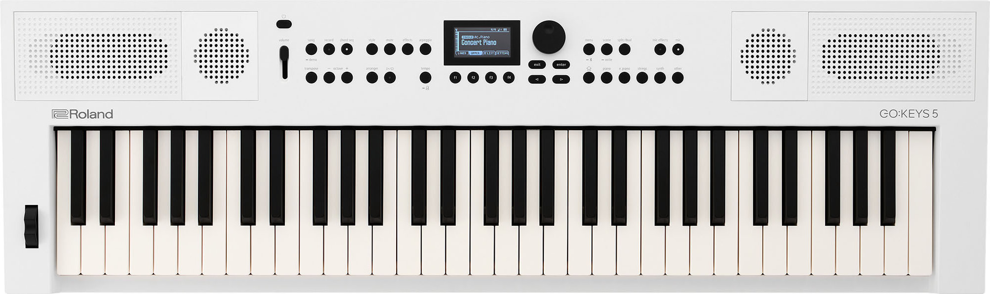Roland GO:KEYS 5 -kosketinsoitin, valkoinen