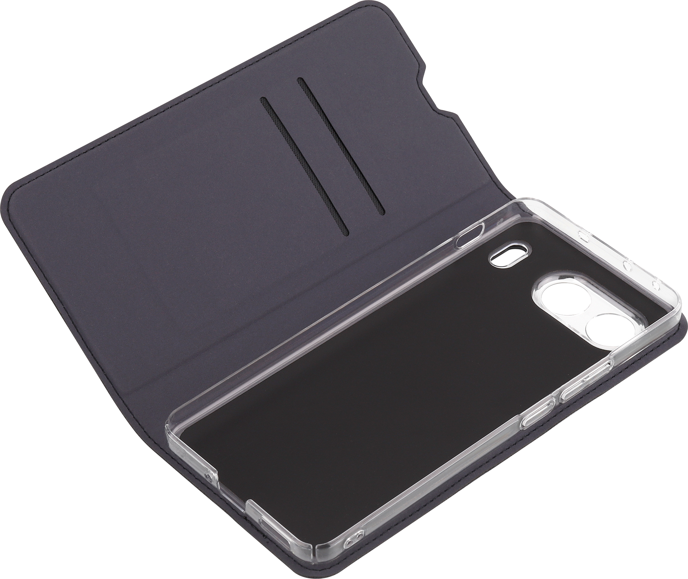 FoneKit BookCase -suojakotelo, OnePlus Nord 4 5G, musta