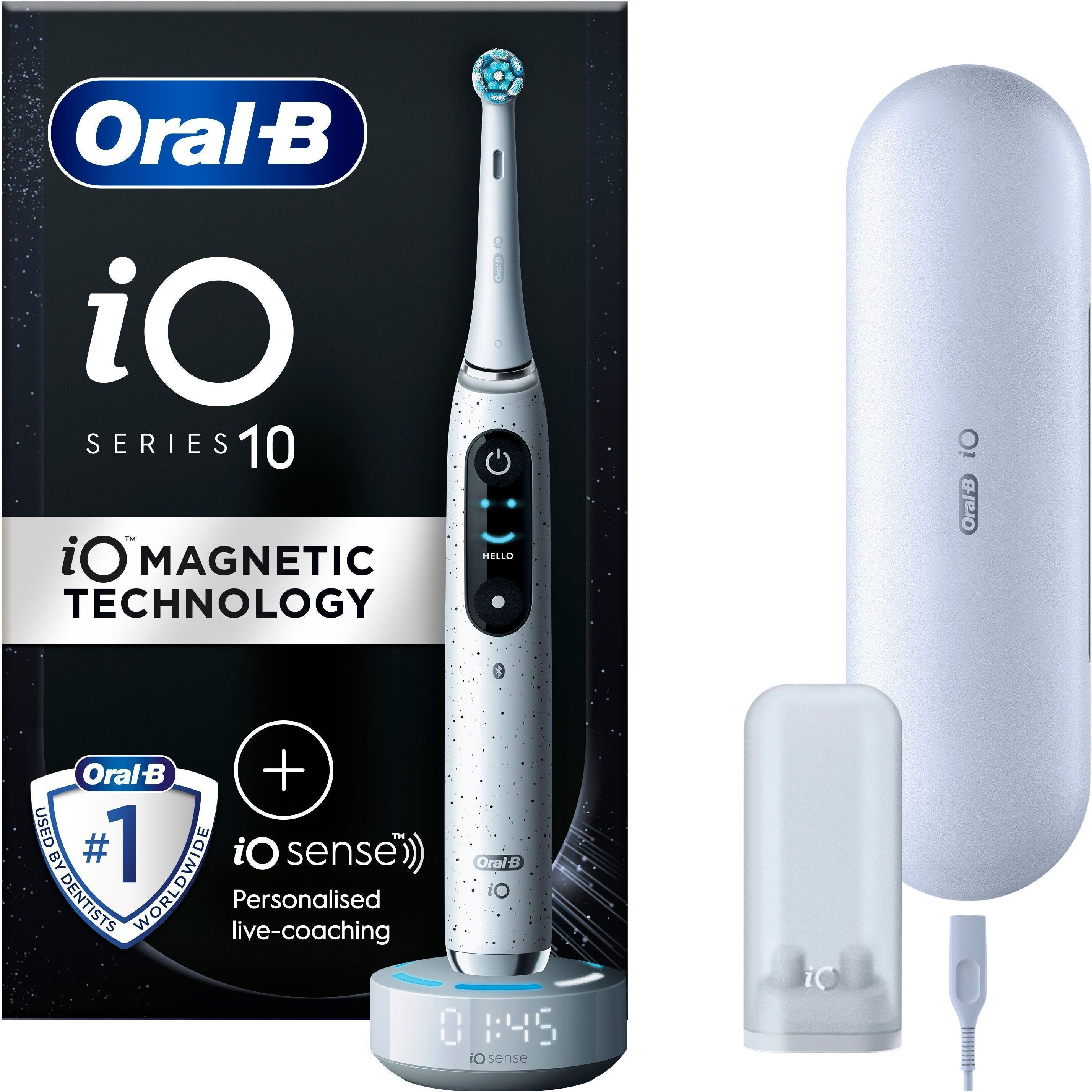 Oral-B iO Series 10 sähköhammasharja, valkoinen