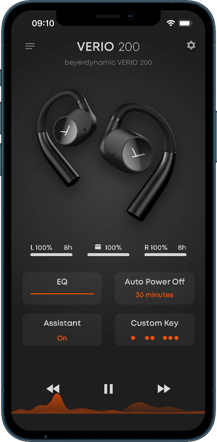 Beyerdynamic Verio 200 täysin langattomat avoimet kuulokkeet, musta