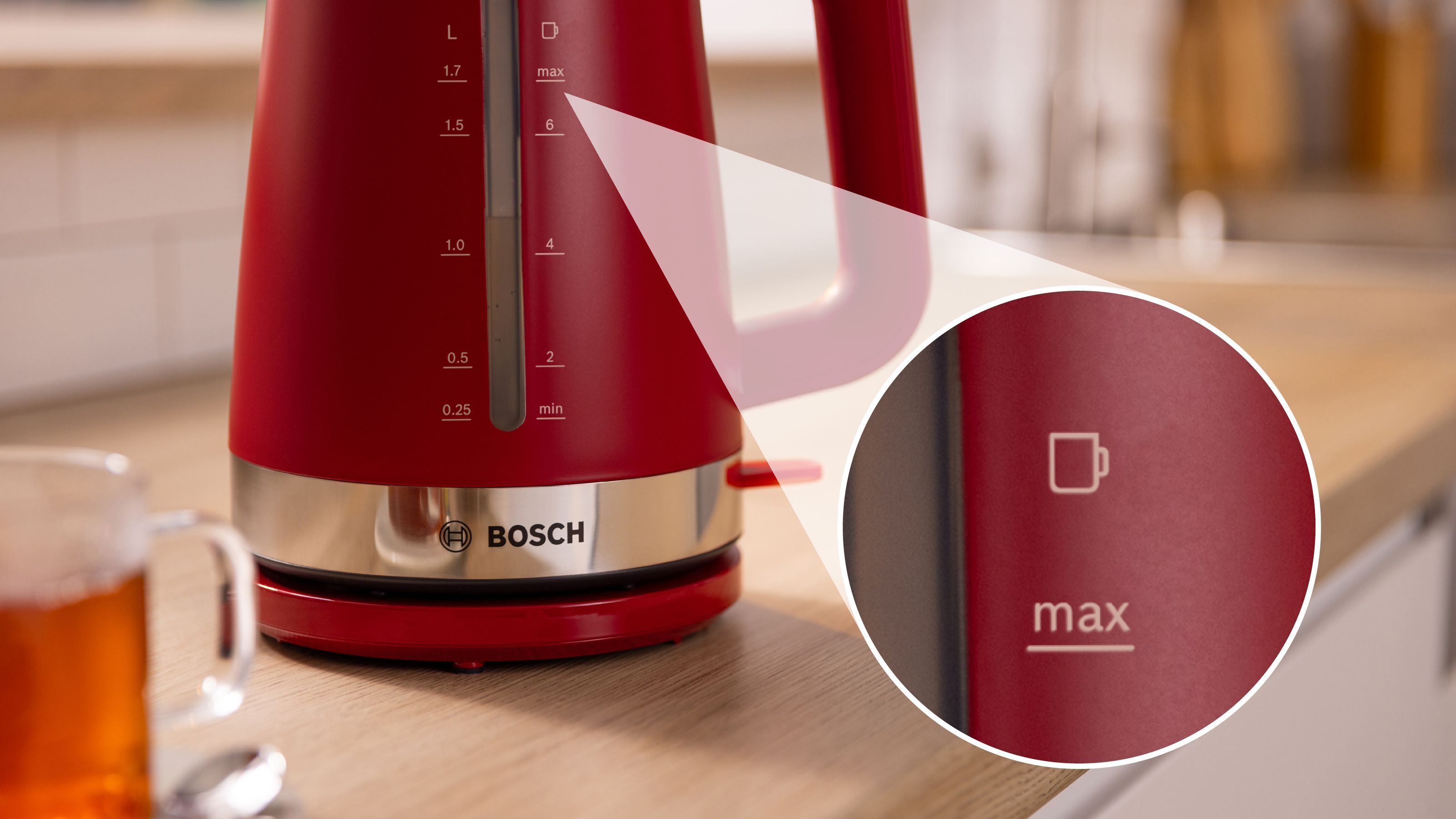 Bosch MyMoment TKA3M134 kahvinkeitin, punainen