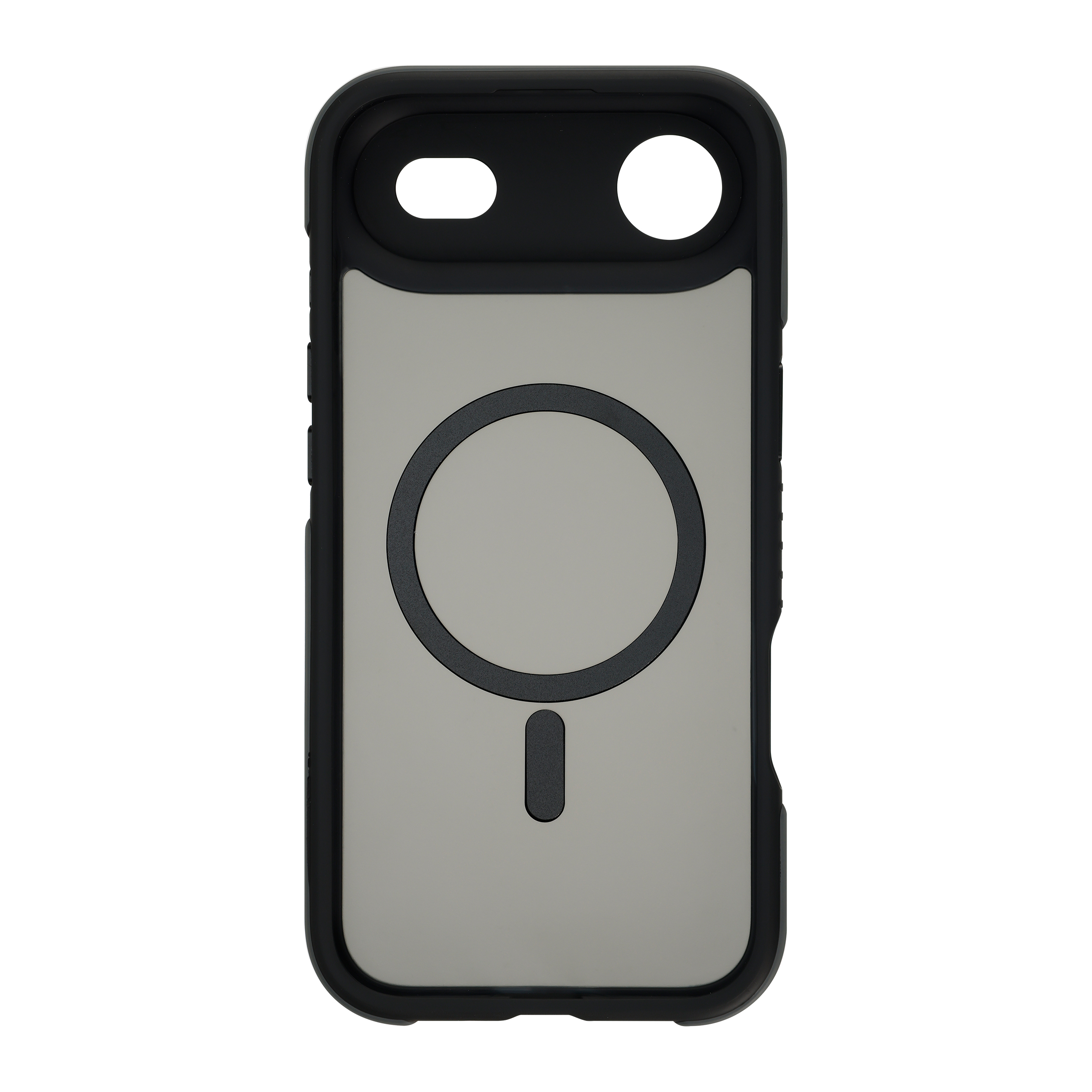 FoneKit Drop-Proof iskunkestävä MagSafe-yhteensopiva suojakuori, iPhone Air, musta/harmaa