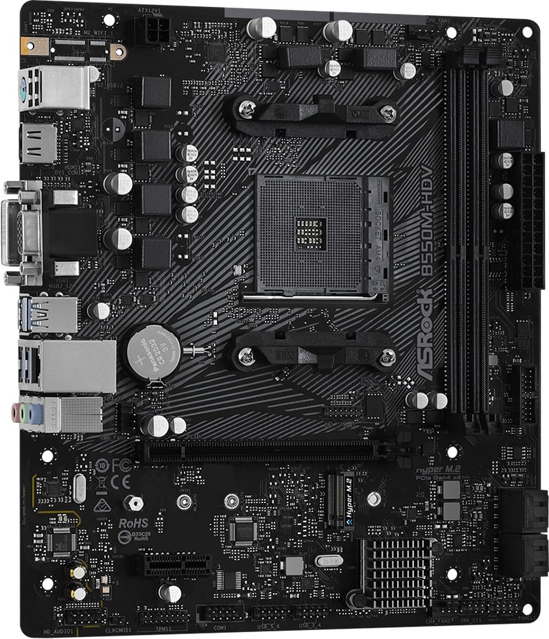ASRock B550M-HDV AM4 mATX-emolevy
