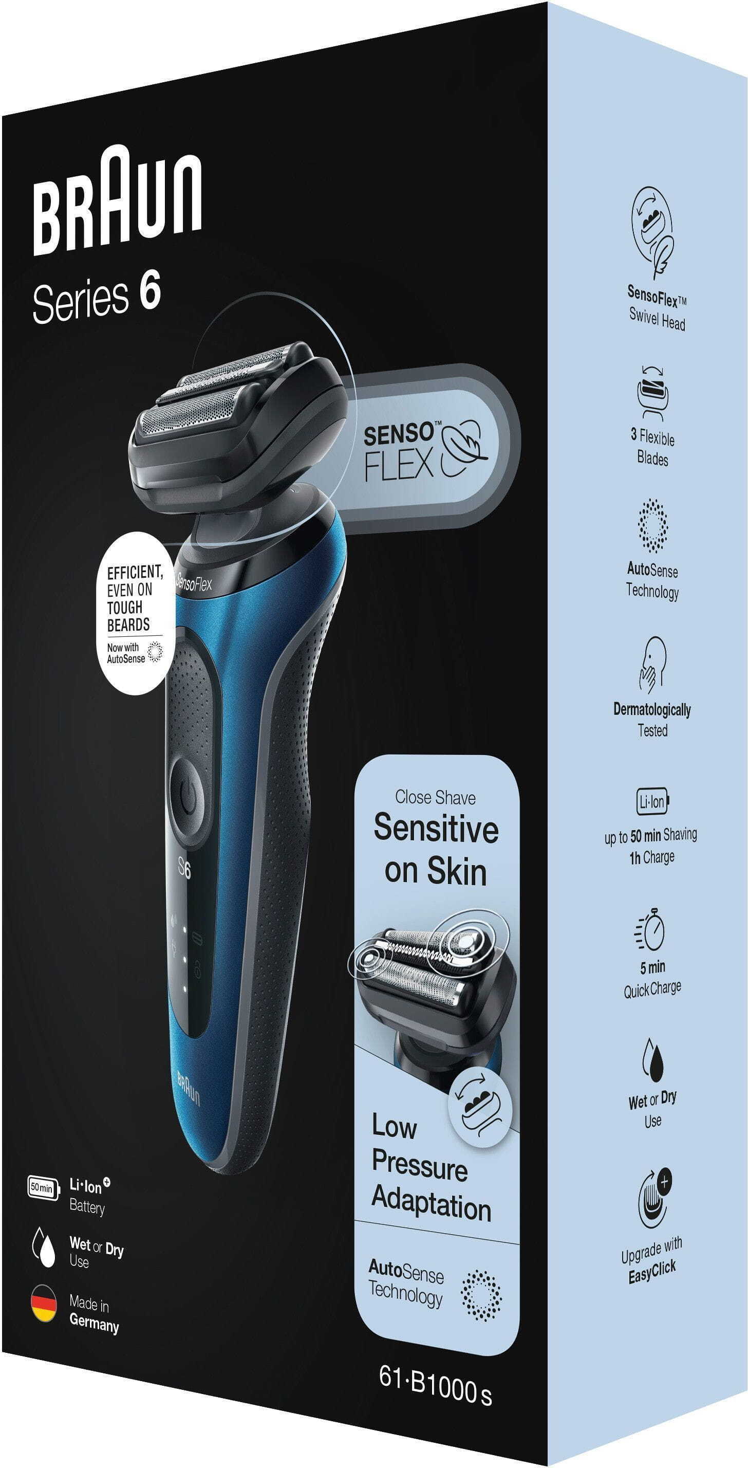 Braun Series 6 61-B1000s -parranajokone