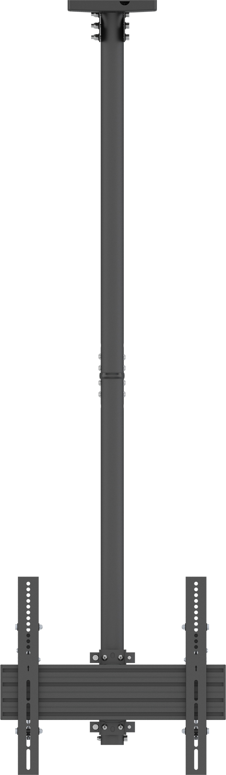 Multibrackets M Ceiling Mount Pro MBC1U VESA 400 -kattokiinnike 40-65" näytöille