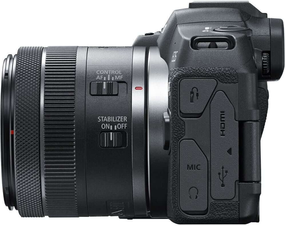 Canon EOS R8 -järjestelmäkamera + 24-50 mm objektiivi