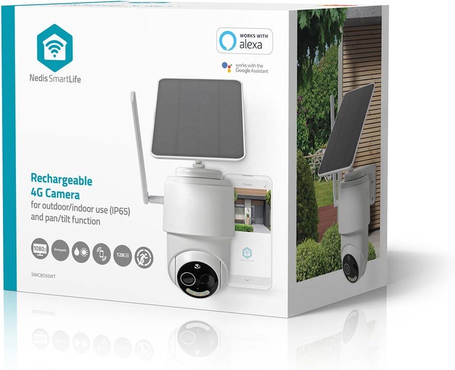 Nedis SmartLife SIMCBO50WT valvontakamera, ulkokäyttöön