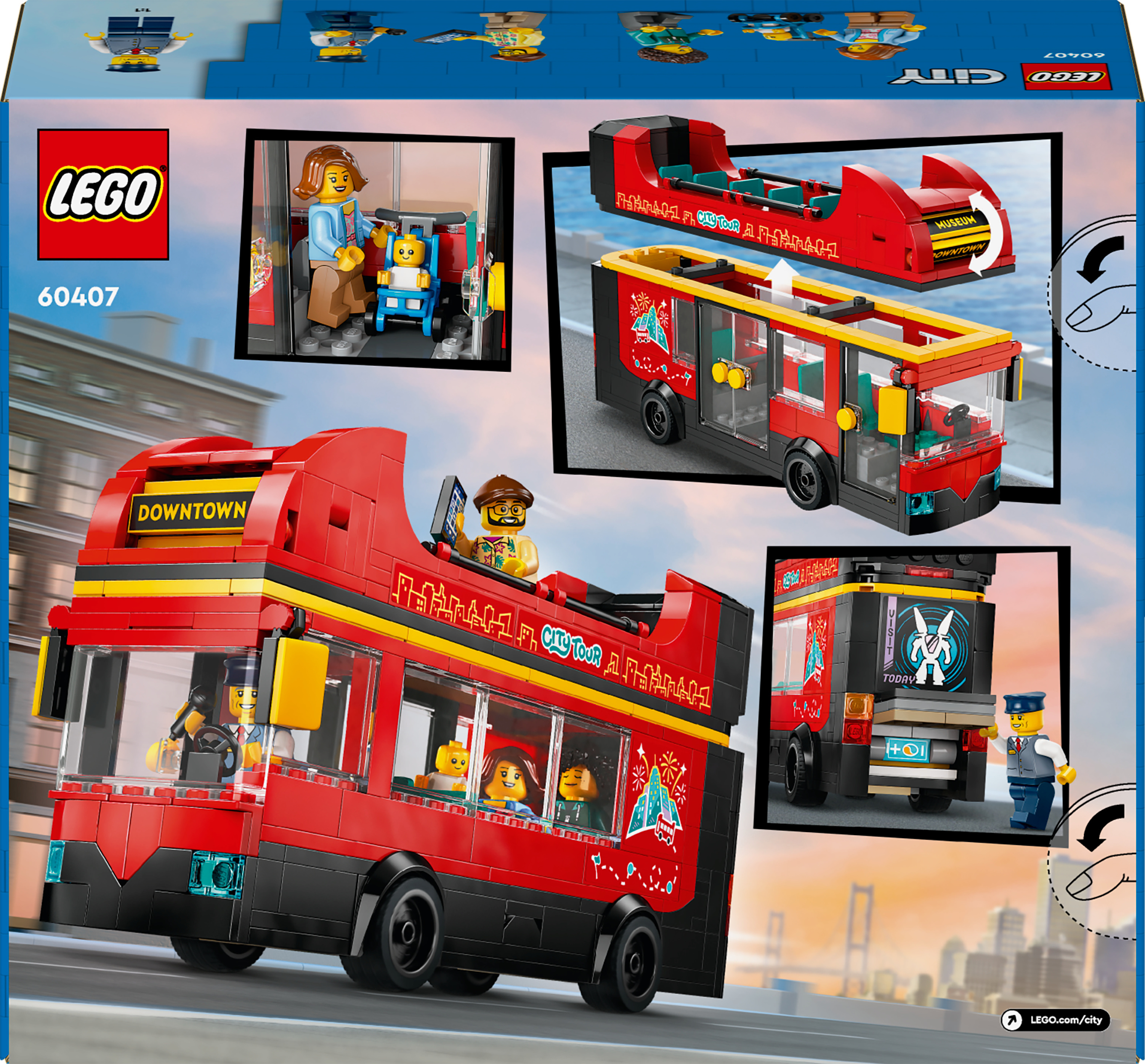 LEGO City Great Vehicles 60406  - Kilpa-auto ja autonkuljetusauto