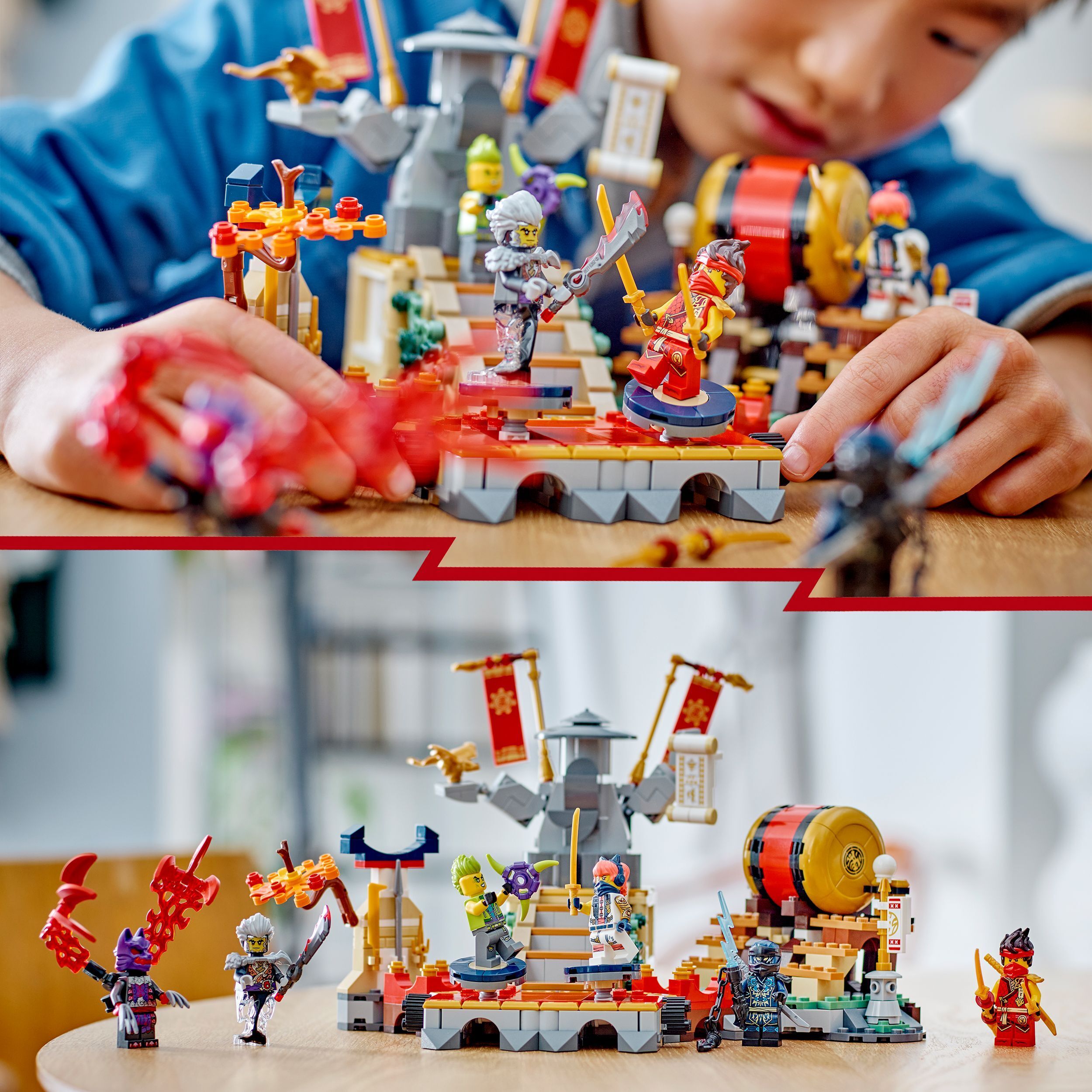 LEGO Ninjago 71818 - Turnajaisten taisteluareena
