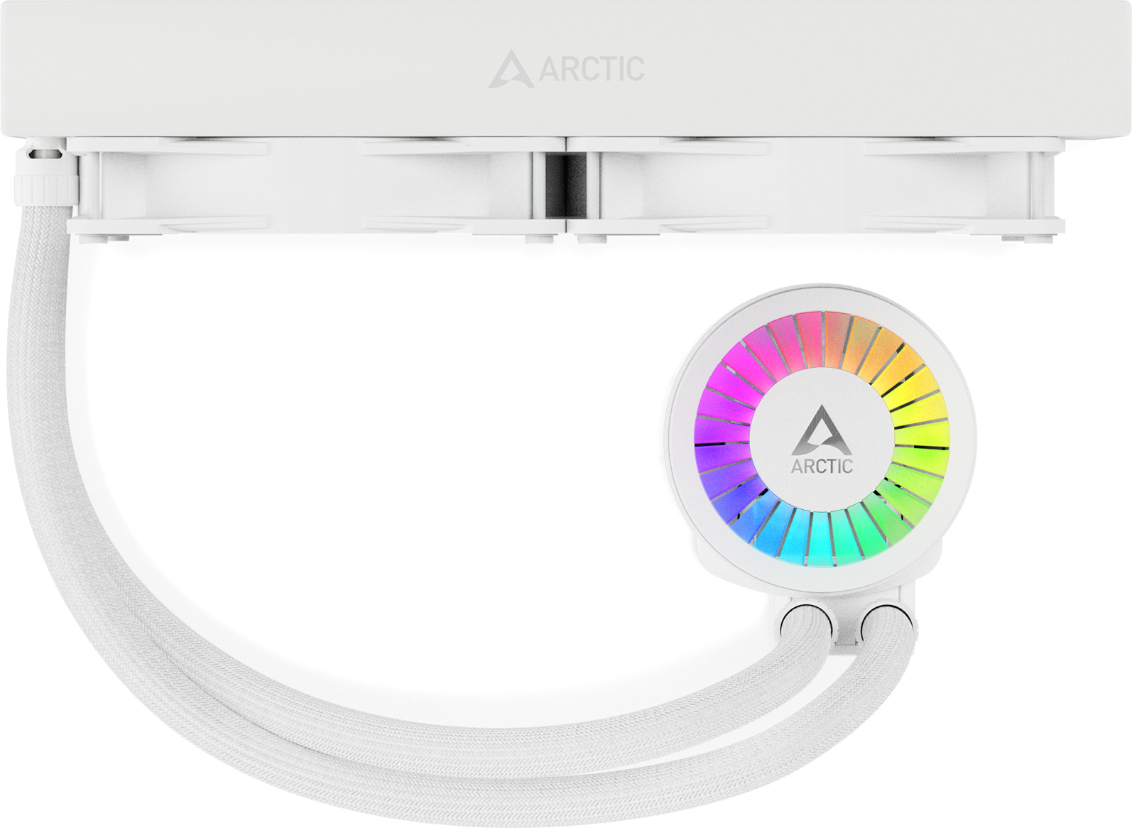 Arctic Liquid Freezer III 280 ARGB -nestejäähdytysjärjestelmä, valkoinen