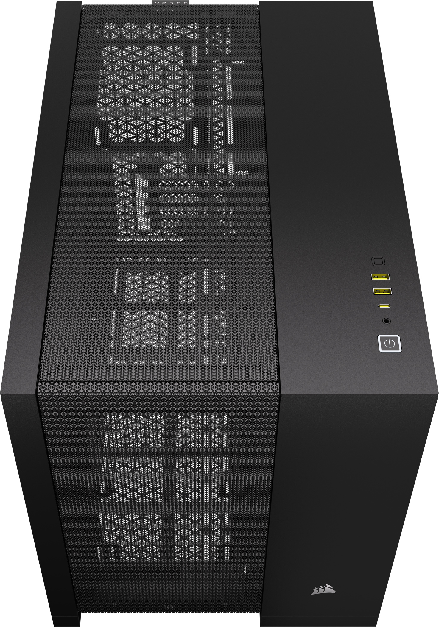 Corsair 2500D Airflow Micro-ATX-kotelo ikkunalla, musta