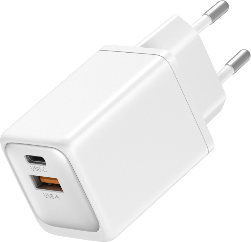 FoneKit GaN PD 48W -verkkovirtalaturi, USB-C + USB-A, musta
