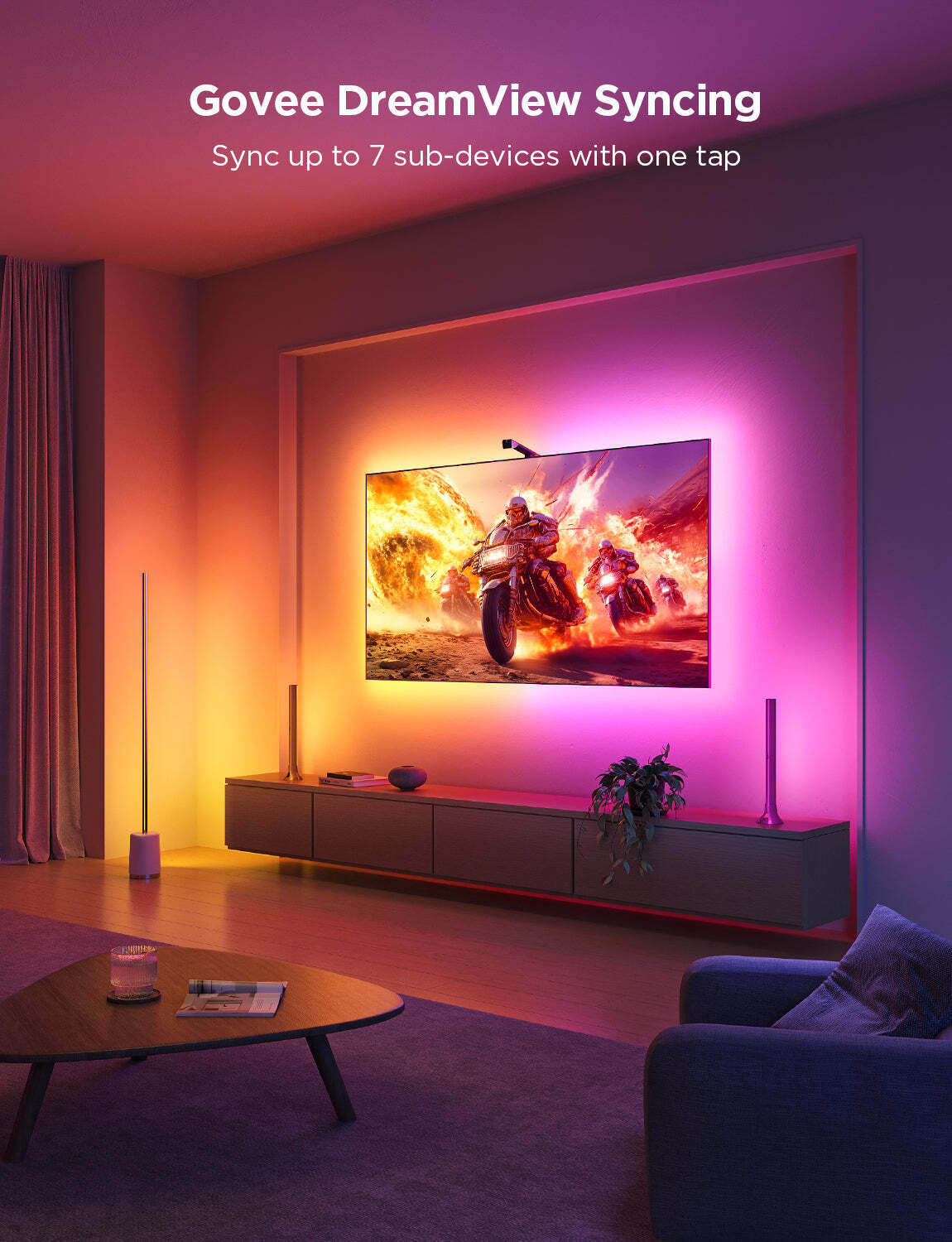 Govee TV Backlight 3 Lite -LED-valonauha, 55 - 65" televisioille