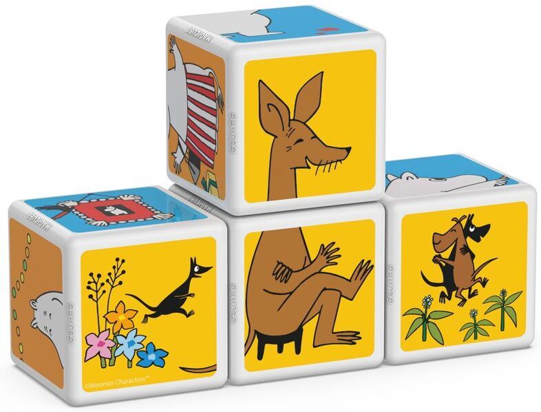 Geomag Magicube Muumi -magneettikuutiot, 4 kpl