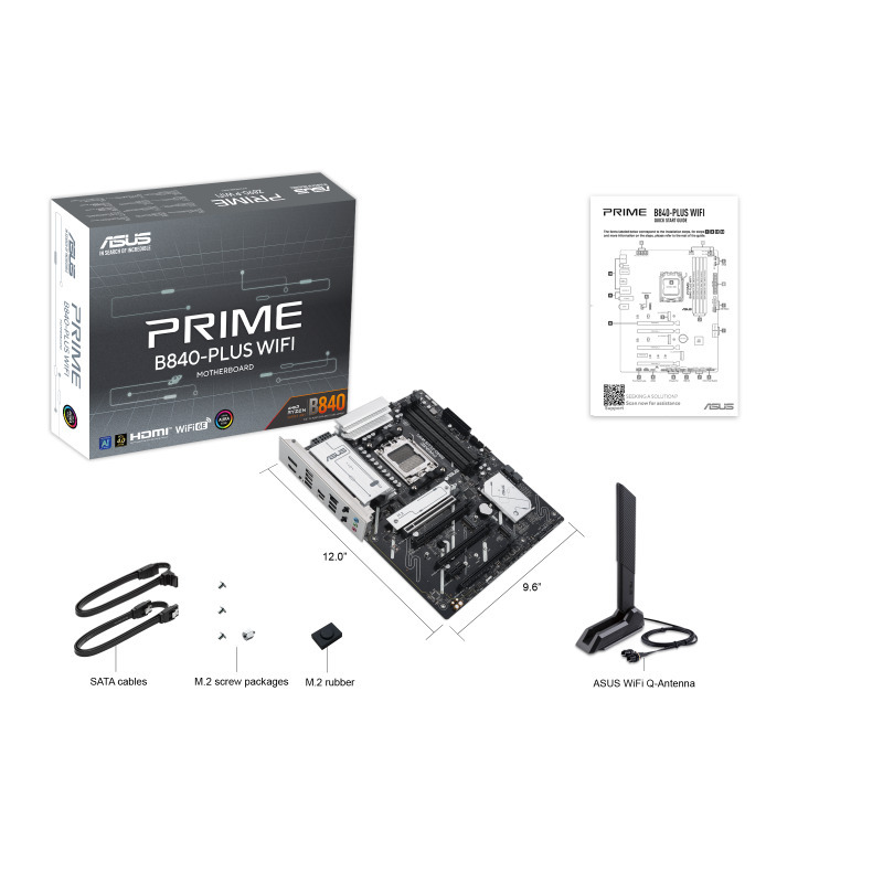 ASUS PRIME B840-PLUS WIFI AM5 ATX emolevy
