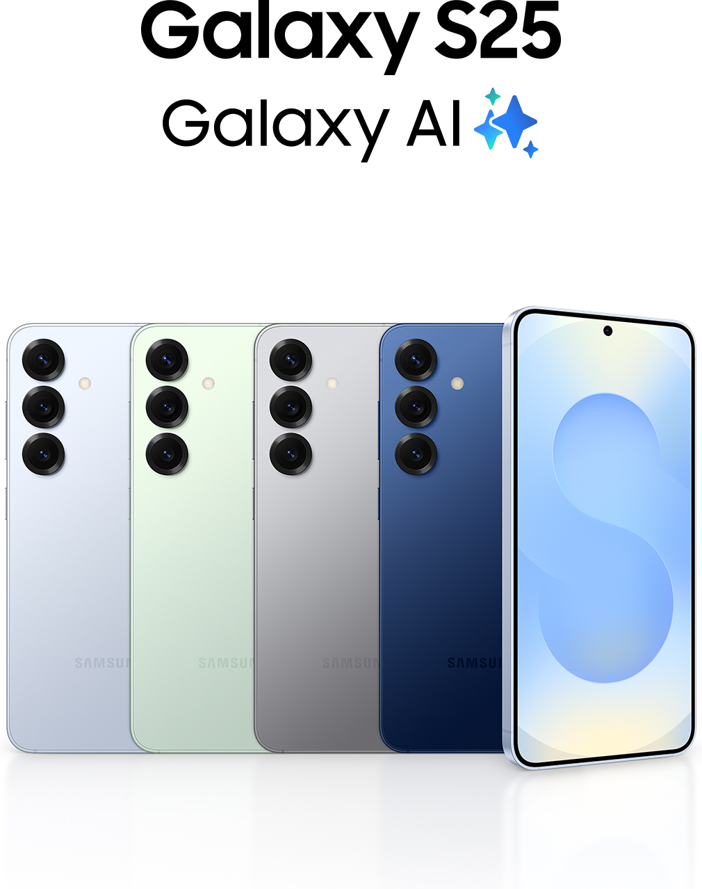 Samsung Galaxy S25 5G puhelin, 128/12 Gt, Icy Blue 2 Samsung Galaxy S25 5G puhelin, 128/12 Gt, Icy Blue - Image 2