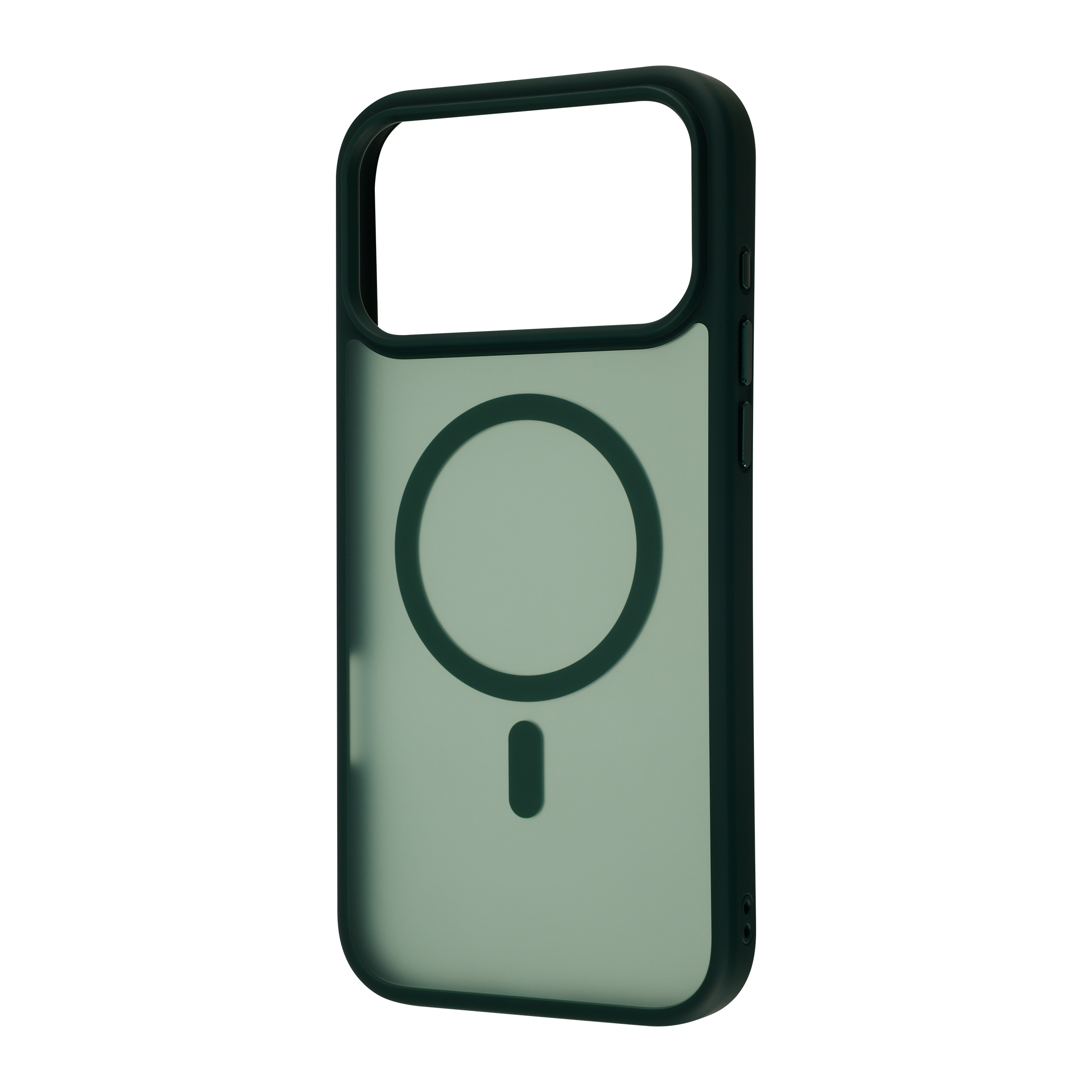 FoneKit MagSafe-yhteensopiva Soft Touch suojakuori, iPhone 17 Pro, tummanvihreä