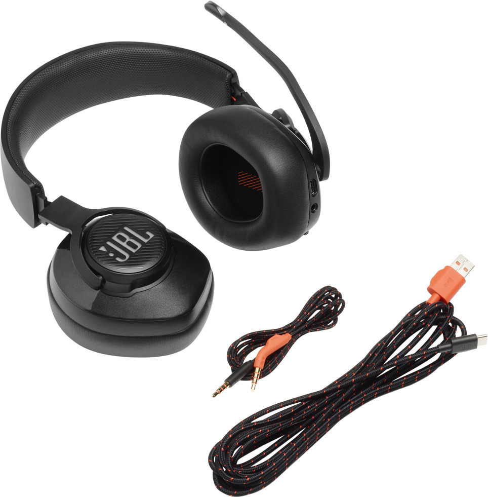 JBL Quantum 400 -USB-pelikuuloke, musta