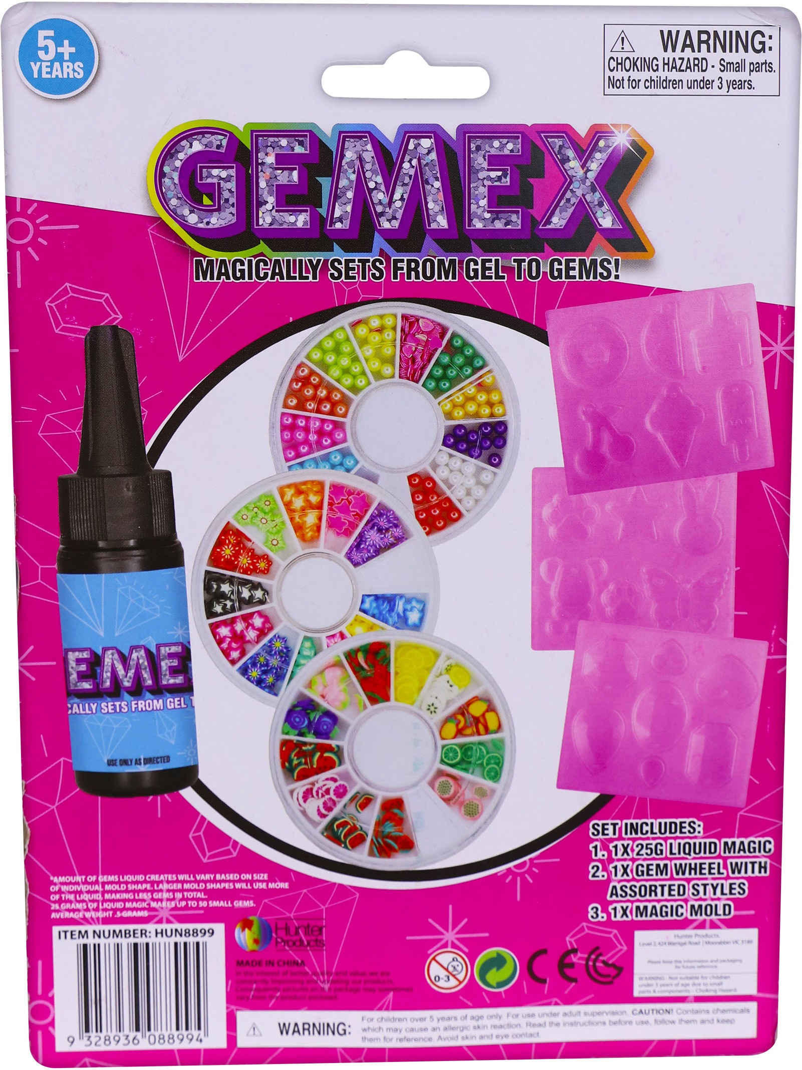 Gemex Refil -geeli ja strassit –