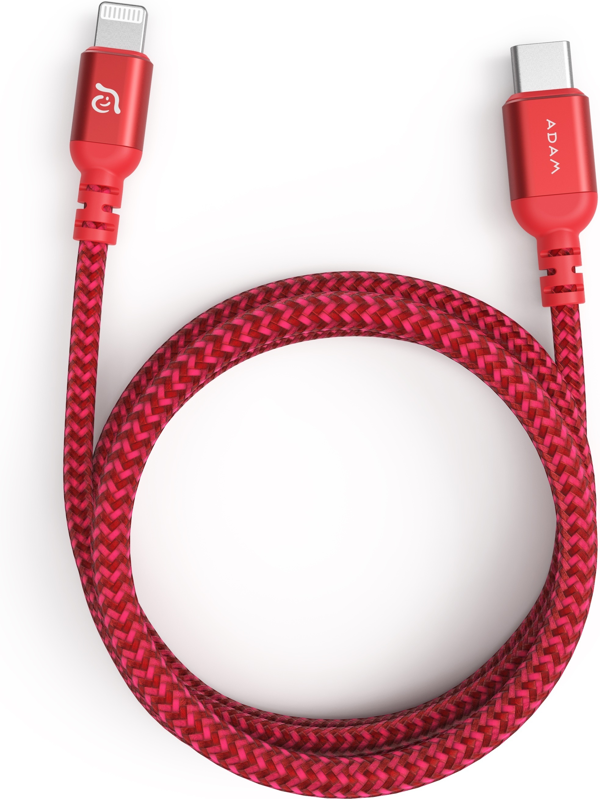 Adam Elements PeAK II C200B USB-C – Lightning -kaapeli, 200cm, punainen –  
