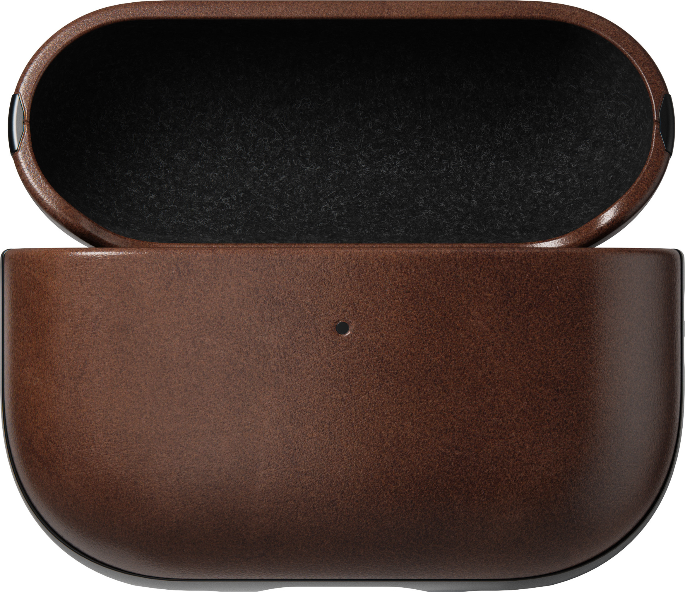 Nomad Modern Airpods Pro 2 Horween Leather -kotelosuoja, musta