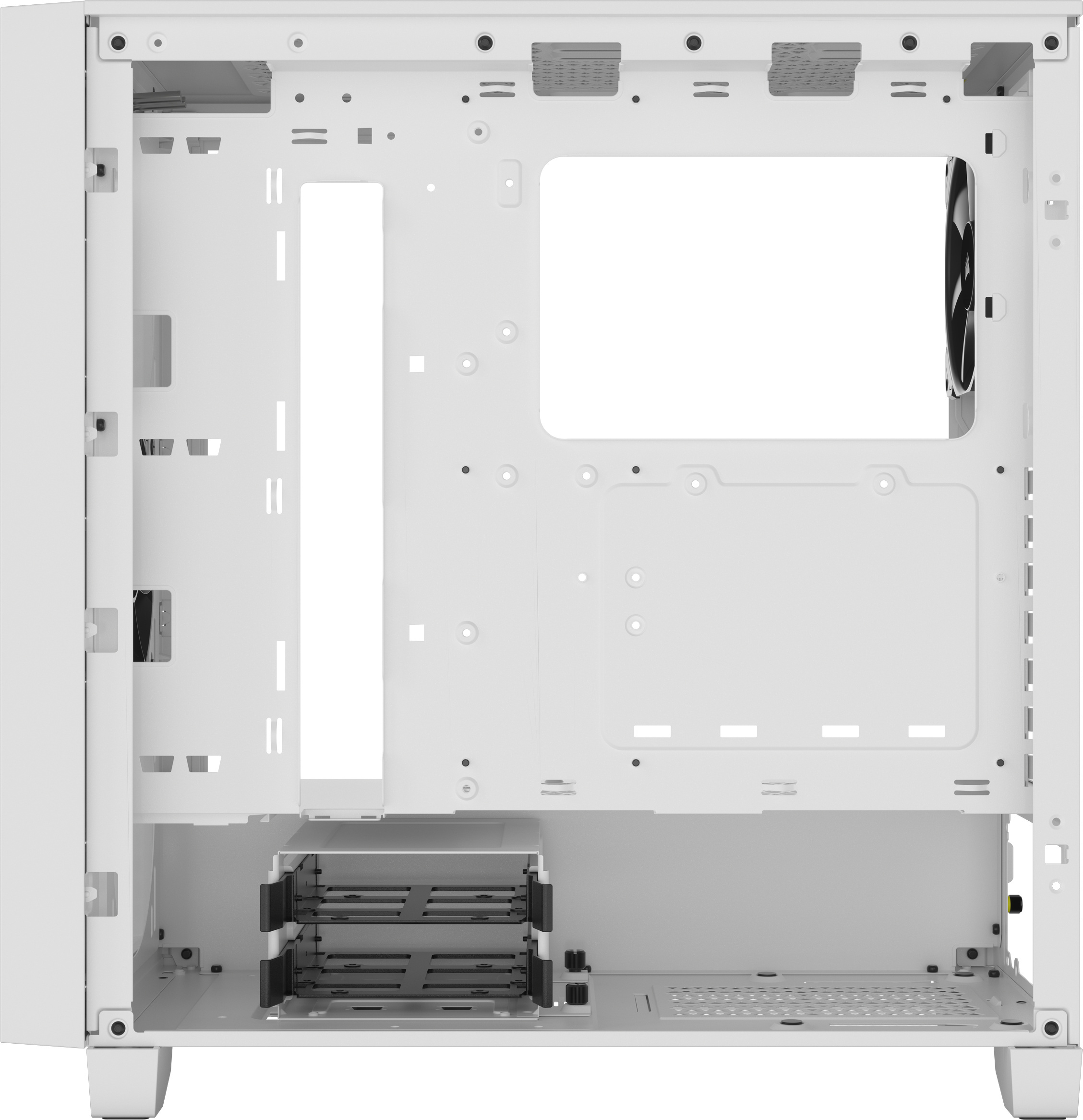 Corsair 3000D Airflow Mid Tower ATX-kotelo ikkunalla, valkoinen