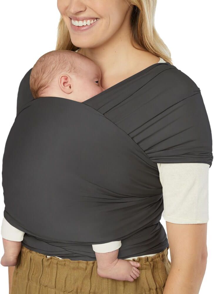 Ergobaby Aura Knit -kantoliina, grey stripes