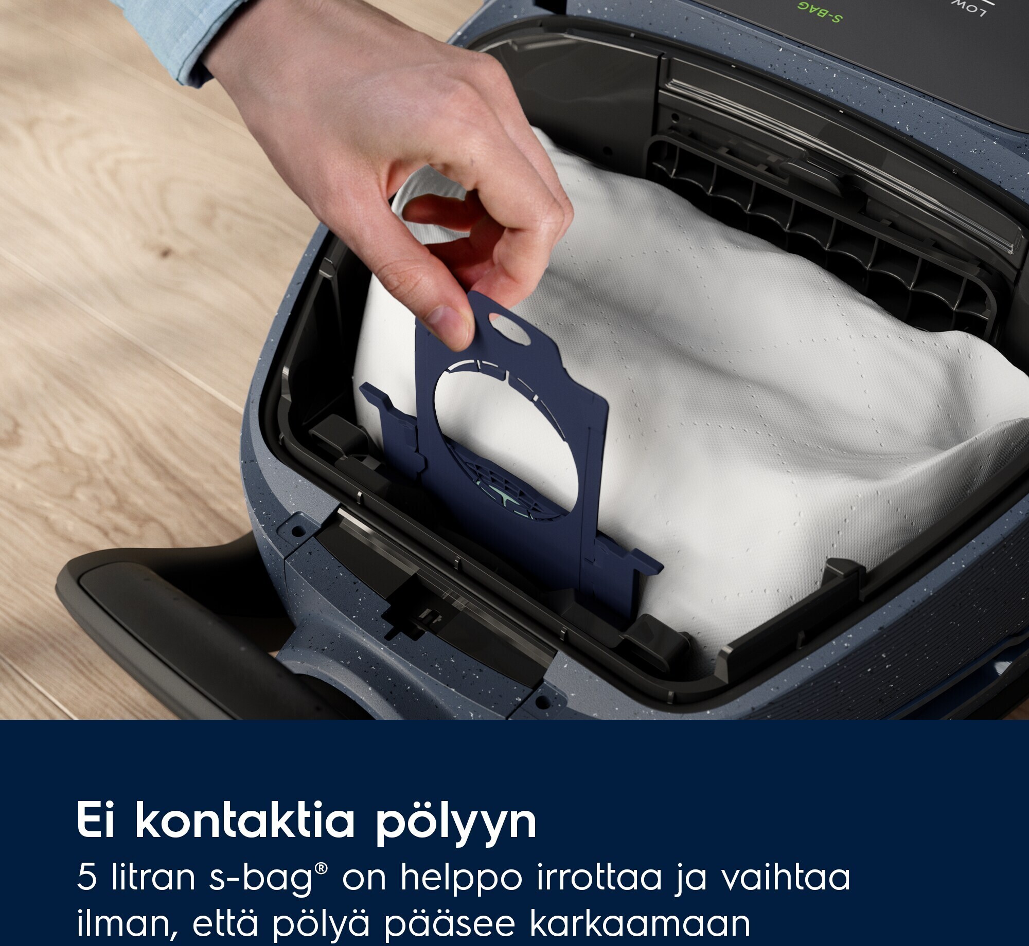 Electrolux 800 Bagged EB81U1LDB pölypussillinen imuri