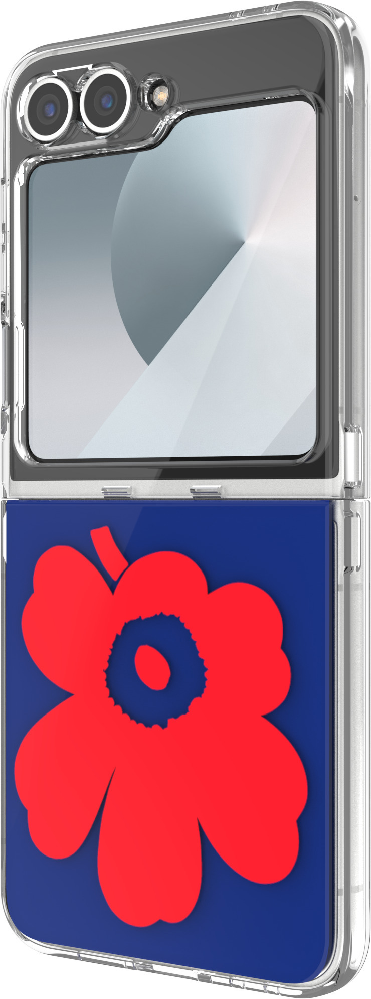 Samsung x Marimekko Dual Layer Case -suojakuori, Samsung Galaxy Z Flip6, sininen/punainen