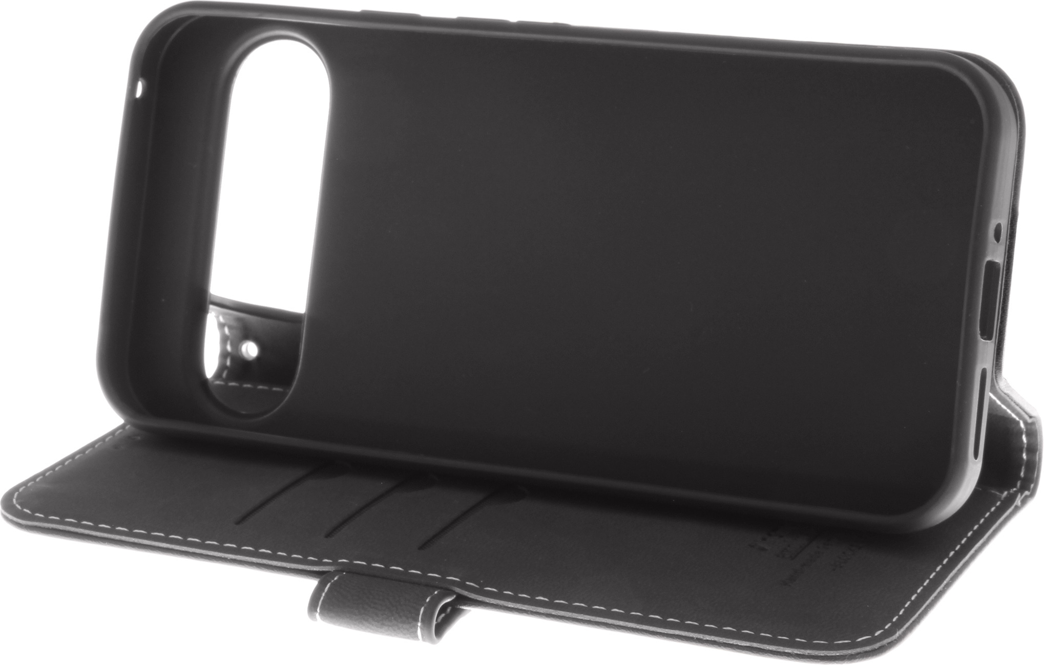 Insmat Exclusive Flip Case -lompakkokotelo, Google Pixel 9 Pro XL, musta