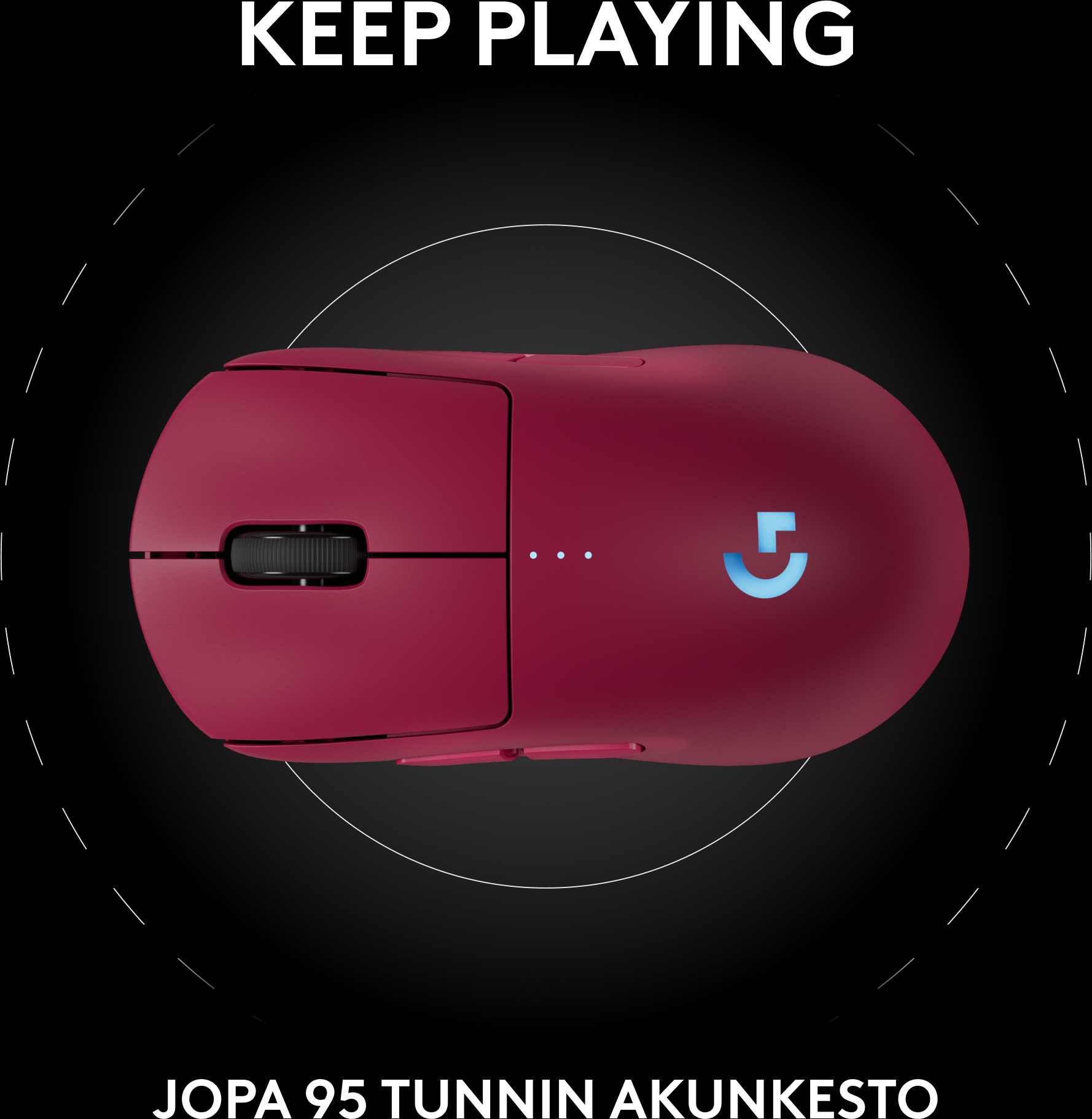 Logitech G915 X LIGHTSPEED TKL -matalaprofiilinen pelinäppäimistö, Tactile-kytkimet, musta