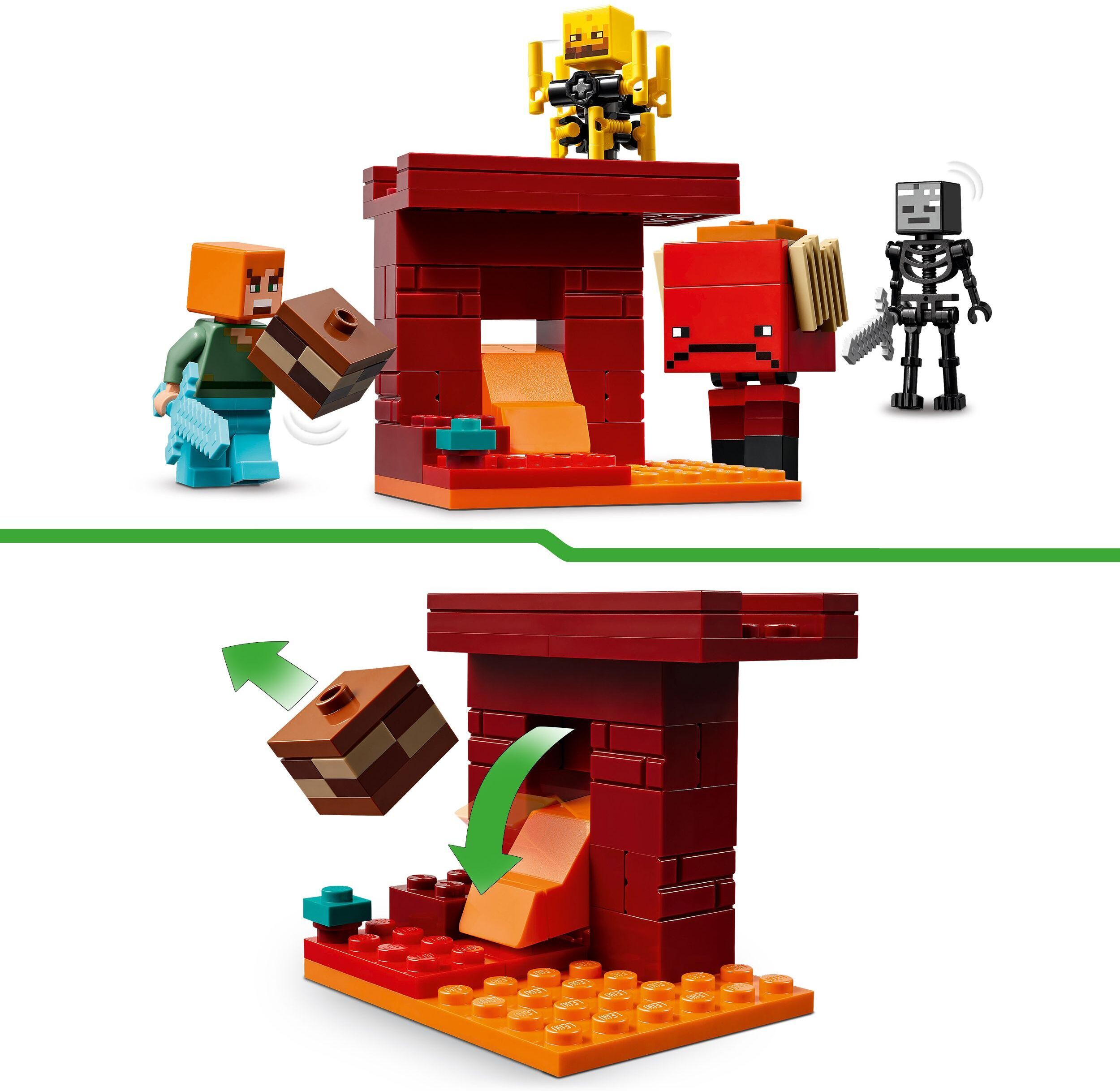 LEGO Minecraft 21266 – Hornan laavataistelu