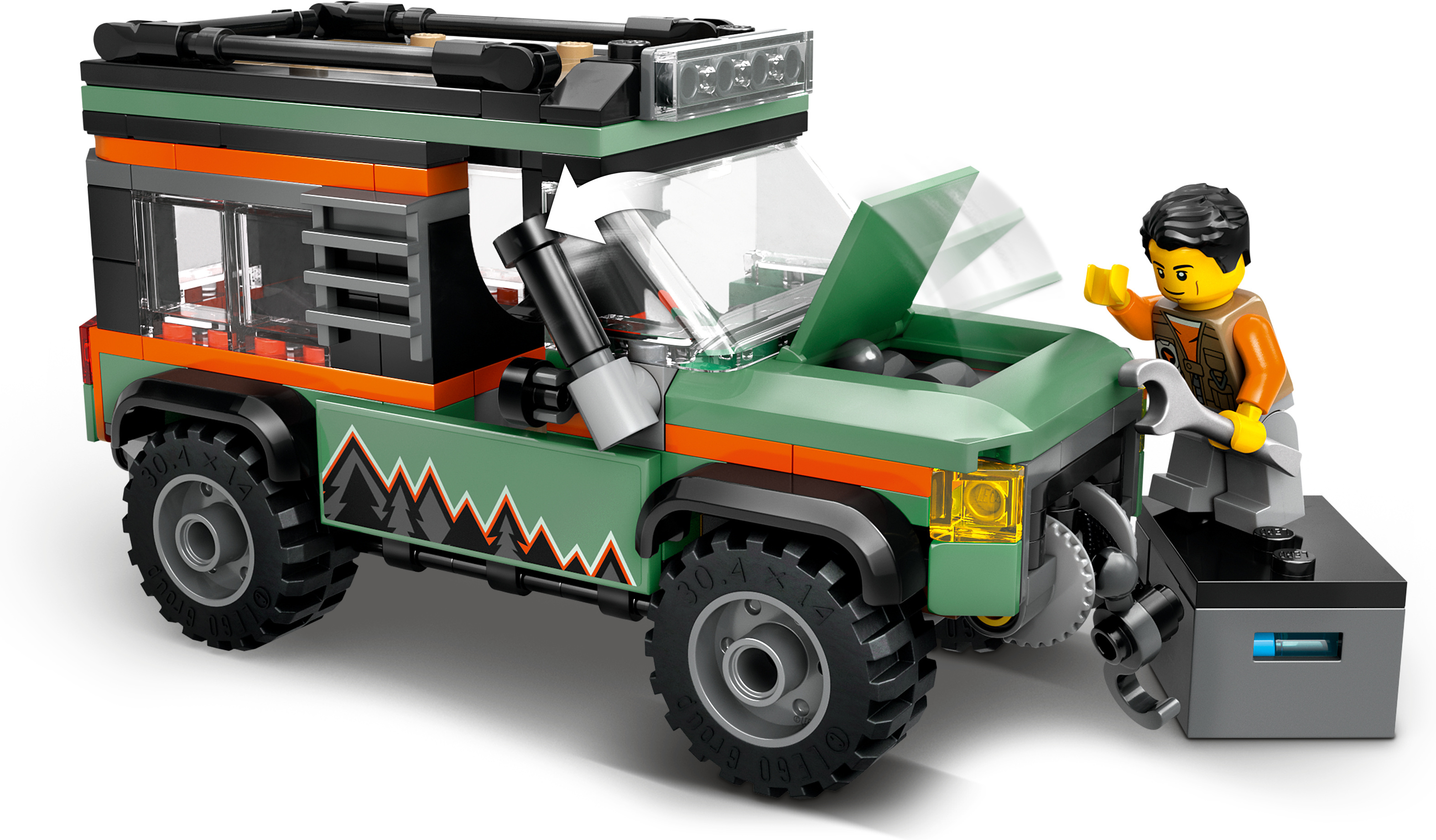 LEGO City 60447 – Nelivetoinen vuoristomaastoauto