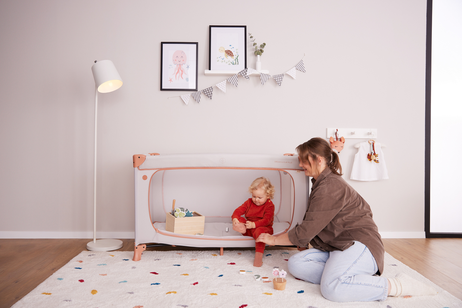 Hauck Sleep N Play Go Plus matkasänky, Dusty Blue