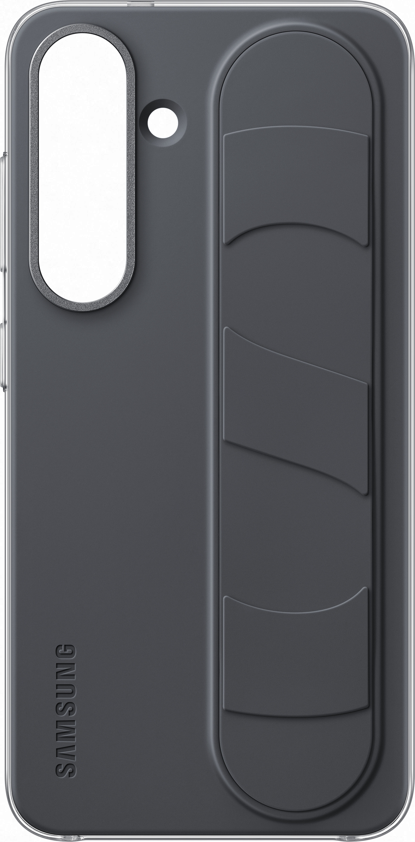 Samsung Galaxy S25 Standing Grip suojakuori, musta / sininen