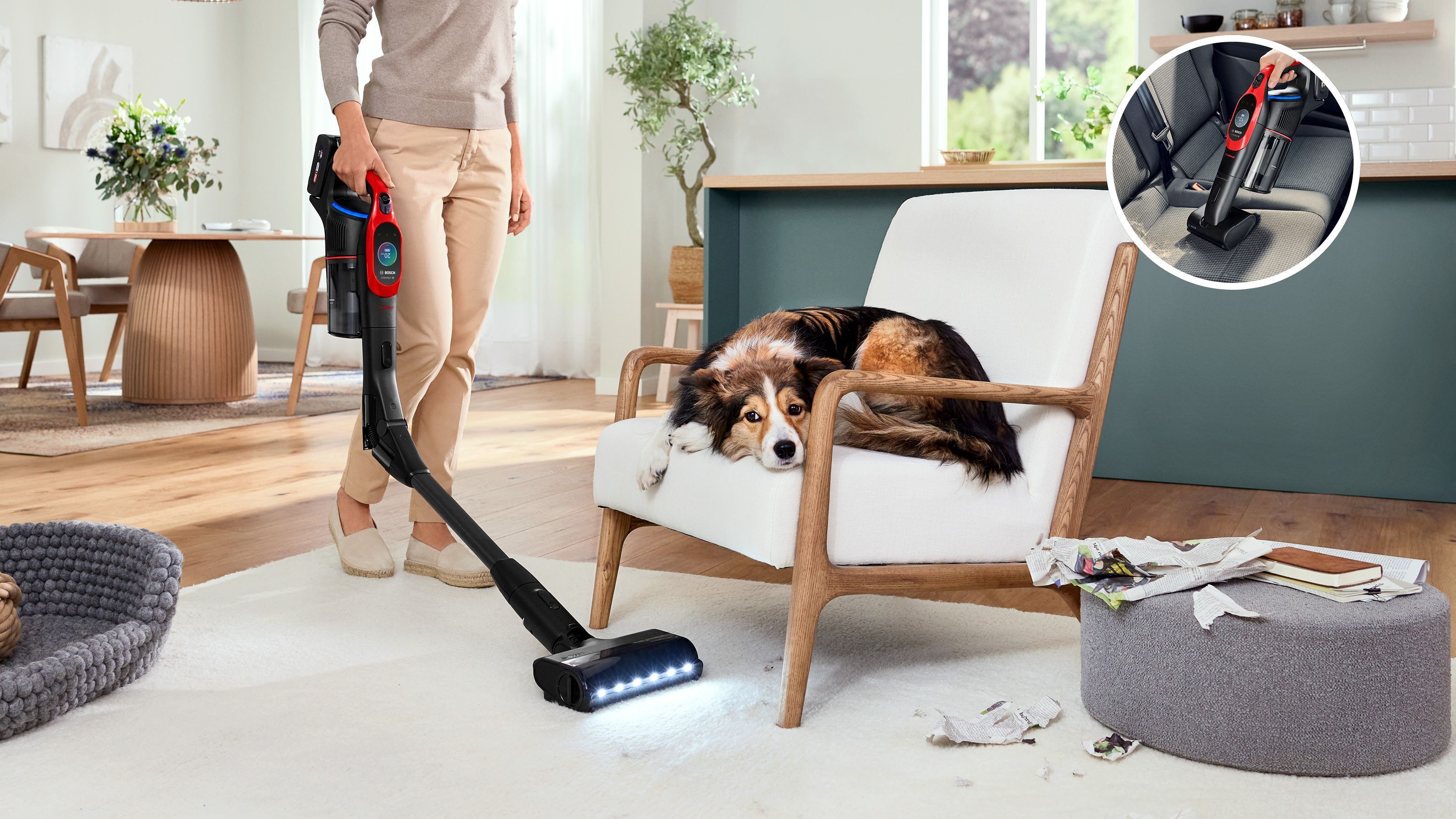 Bosch Unlimited 10 ProAnimal varsi-imuri, BCS1041PET, punainen
