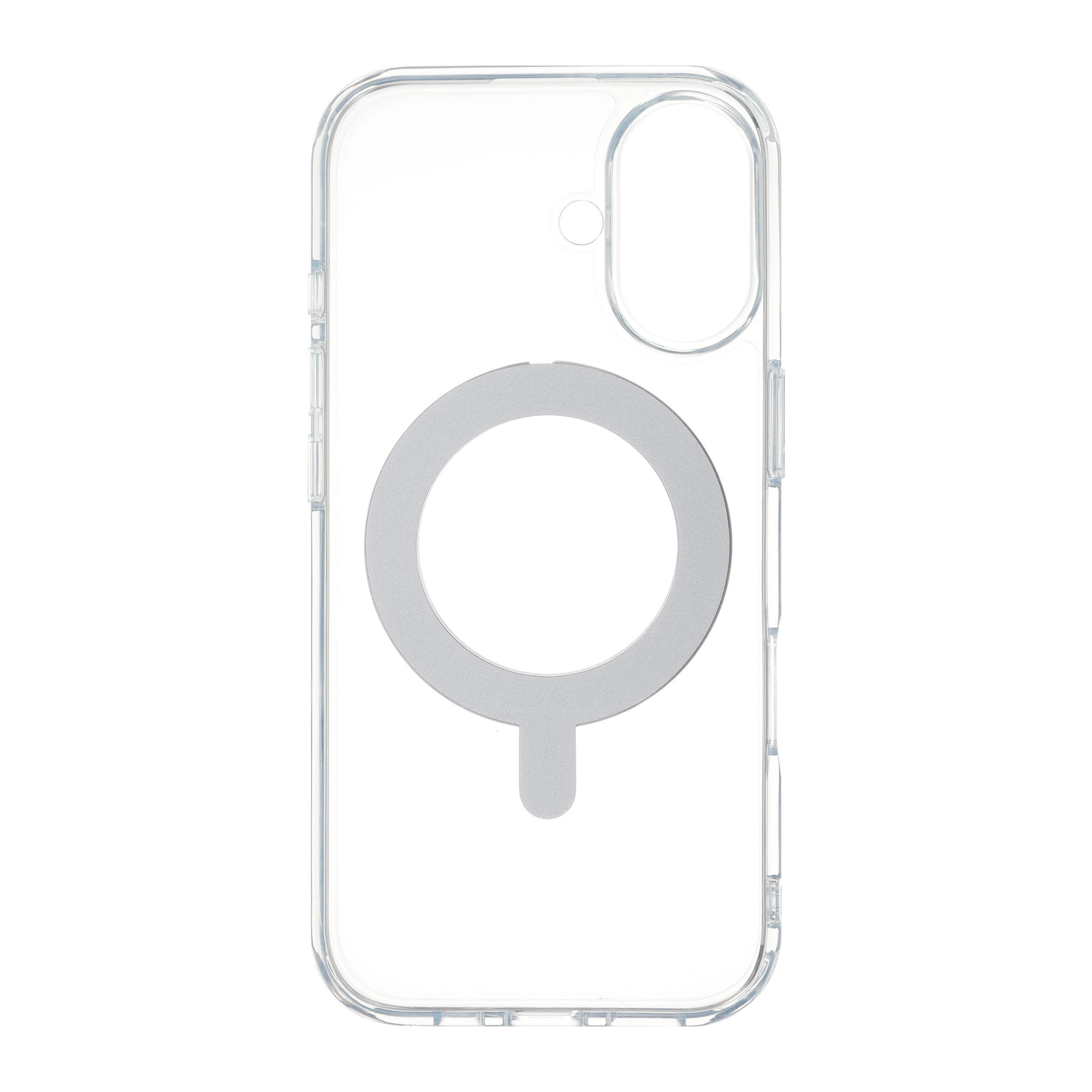 FoneKit Premium Kickstand MagSafe-yhteensopiva suojakuori jalustalla, iPhone 17, läpinäkyvä