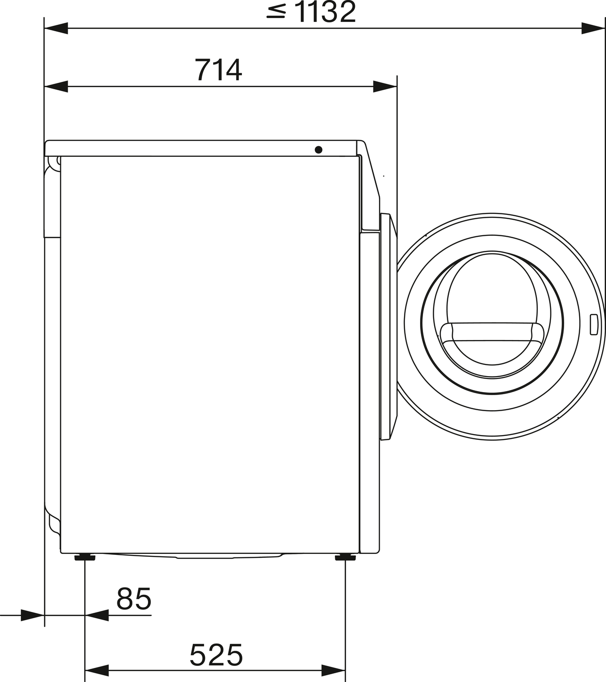 Miele WTW 870 WPM kuivaava pesukone
