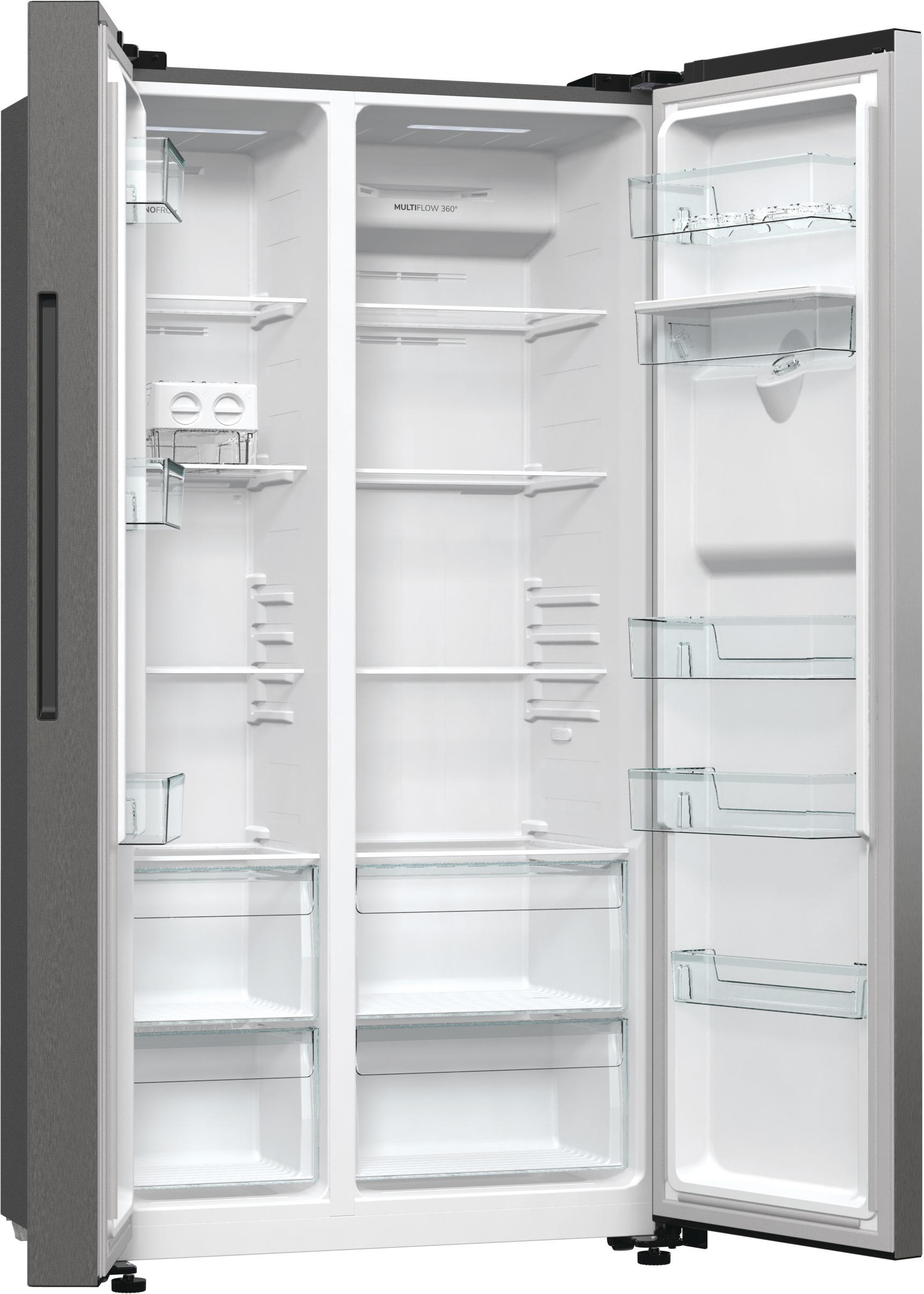 Gorenje NRR9185EAXLWD Side By Side, teräs