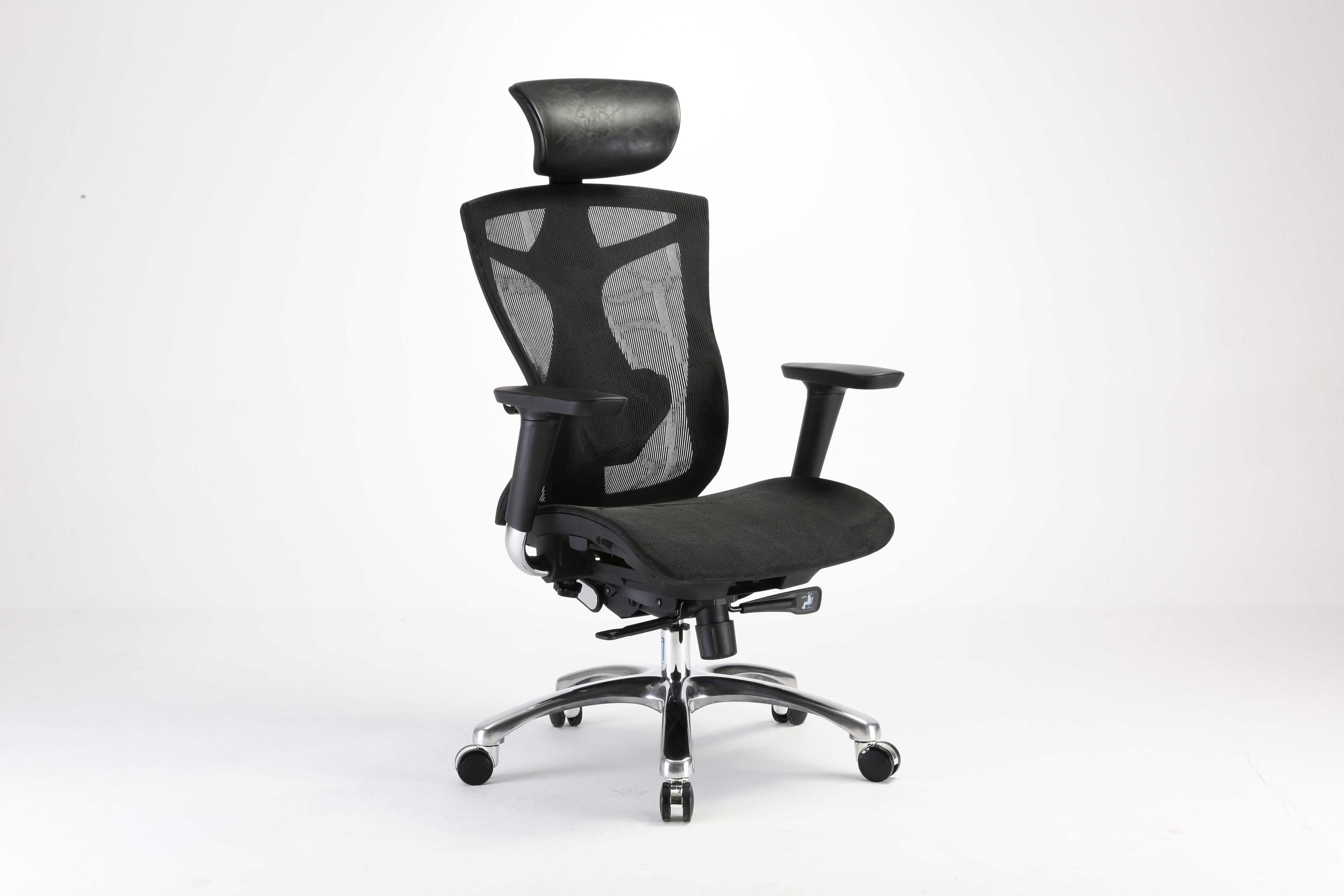 Sihoo V1 -ergonominen toimistotuoli, musta